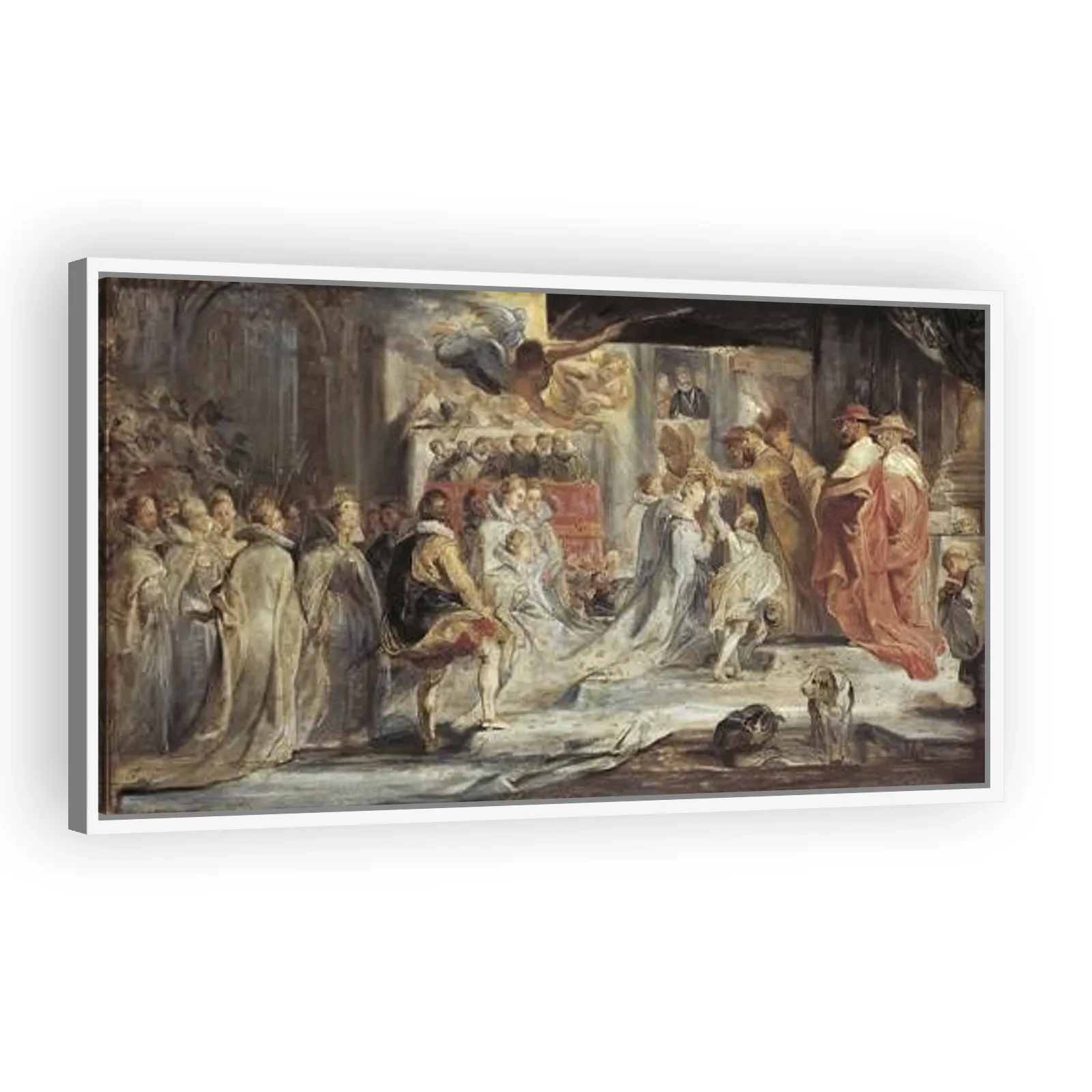 Crowning of Maria de' Medici (Sketch) by Peter Paul Rubens - view 5 thumbnail