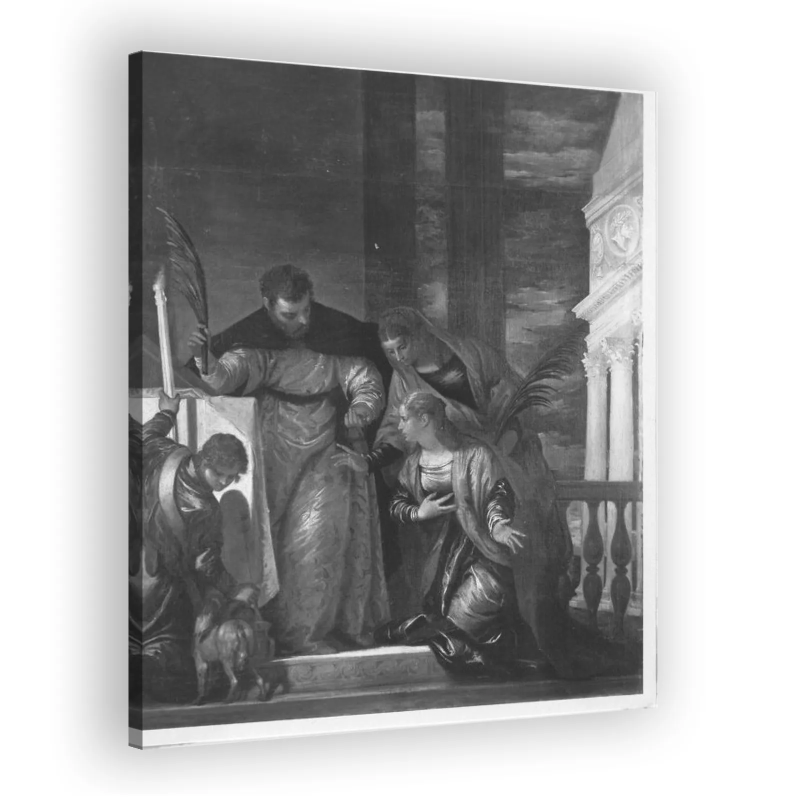 Szene aus dem Leben der hl. Klara by Paolo Veronese - view 2 thumbnail