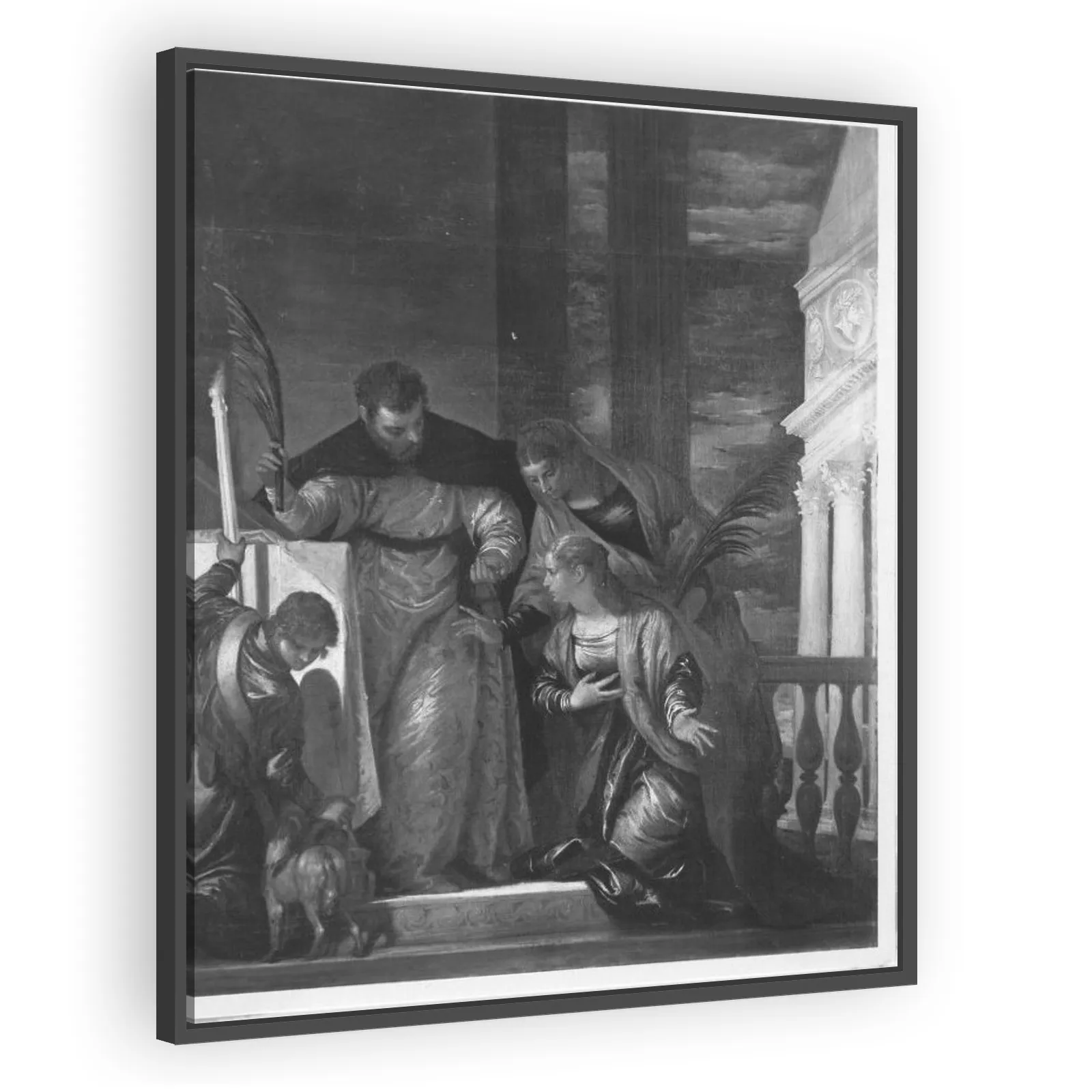 Szene aus dem Leben der hl. Klara by Paolo Veronese