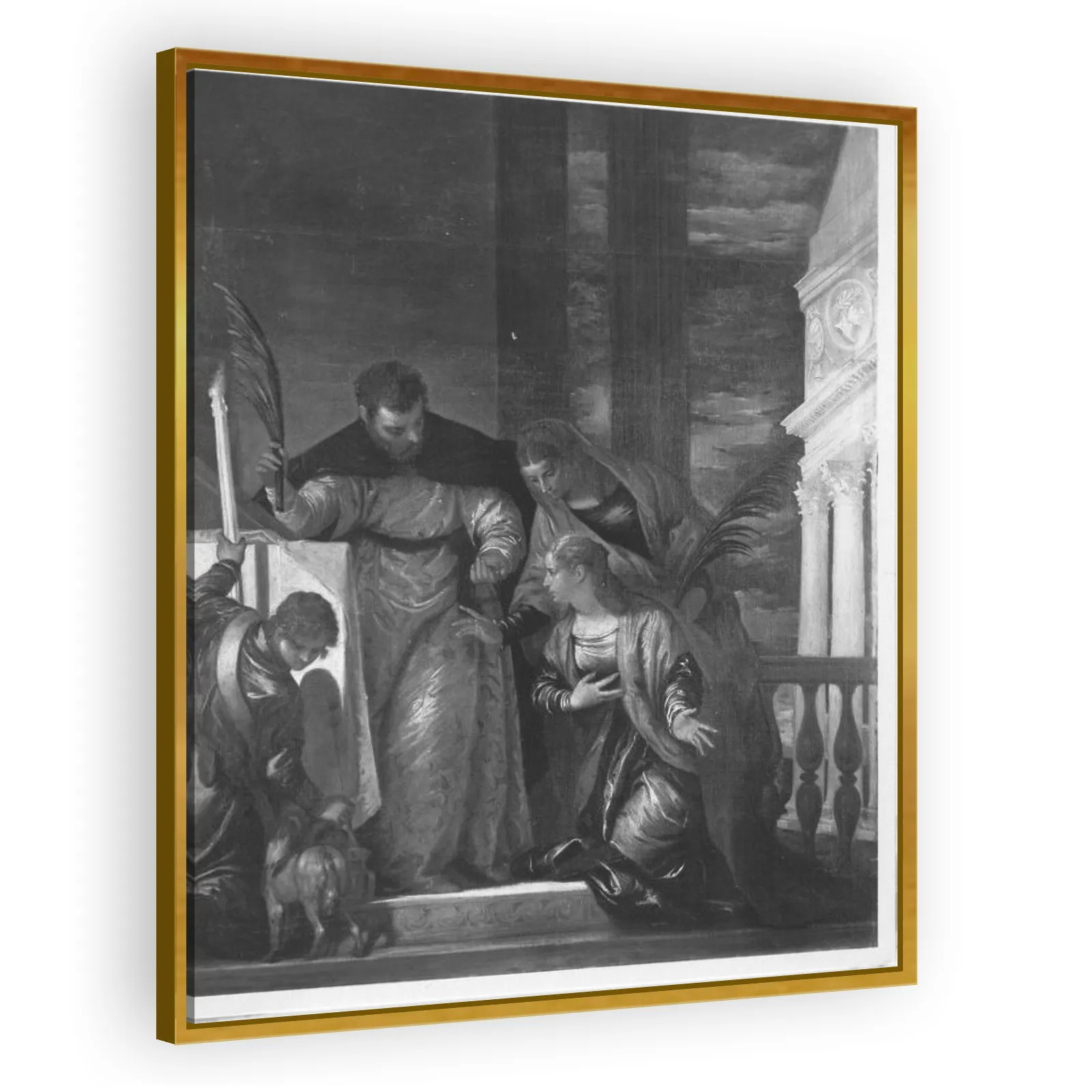 Szene aus dem Leben der hl. Klara by Paolo Veronese - view 3 thumbnail