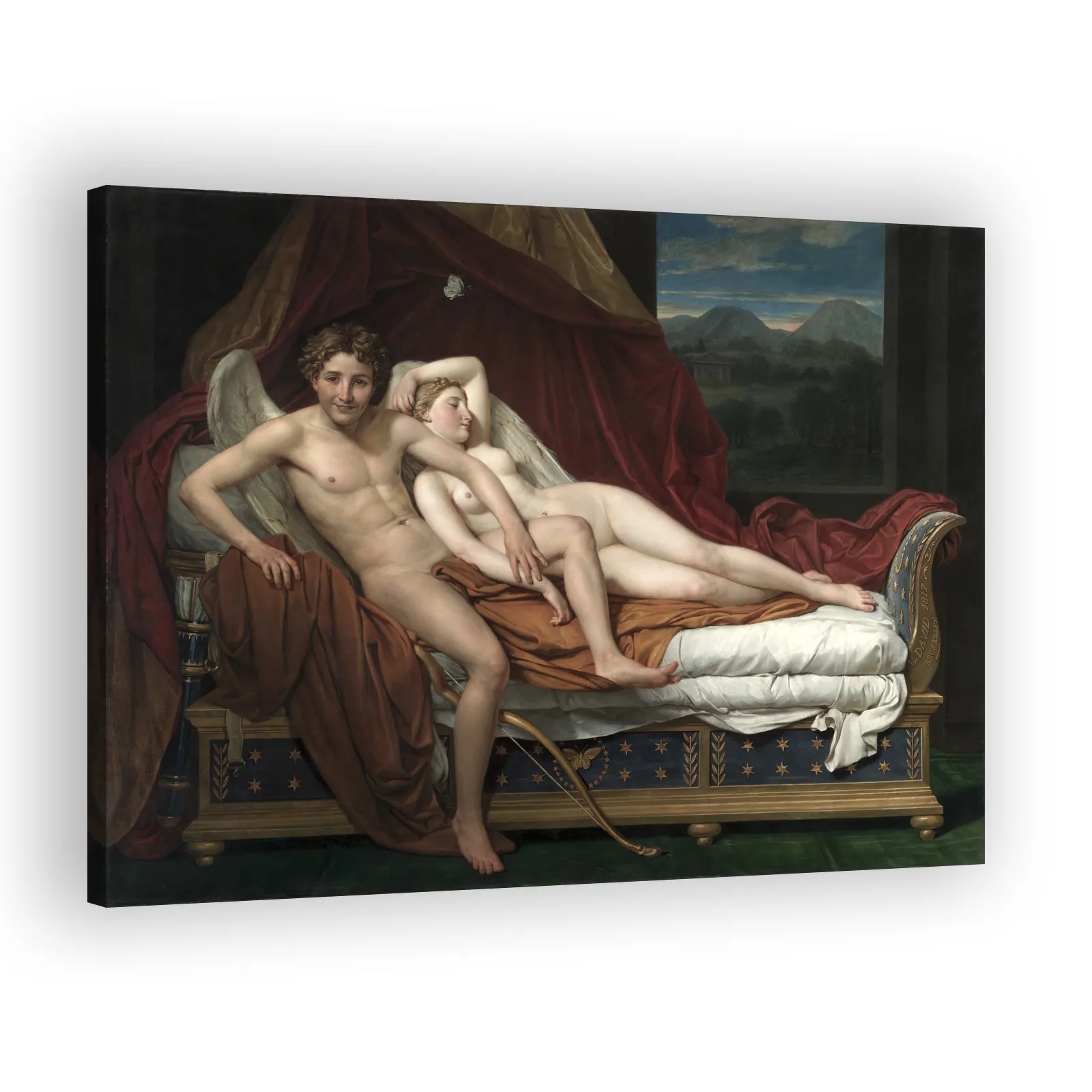 Cupid and Psyche by Jacques Louis David - view 2 thumbnail