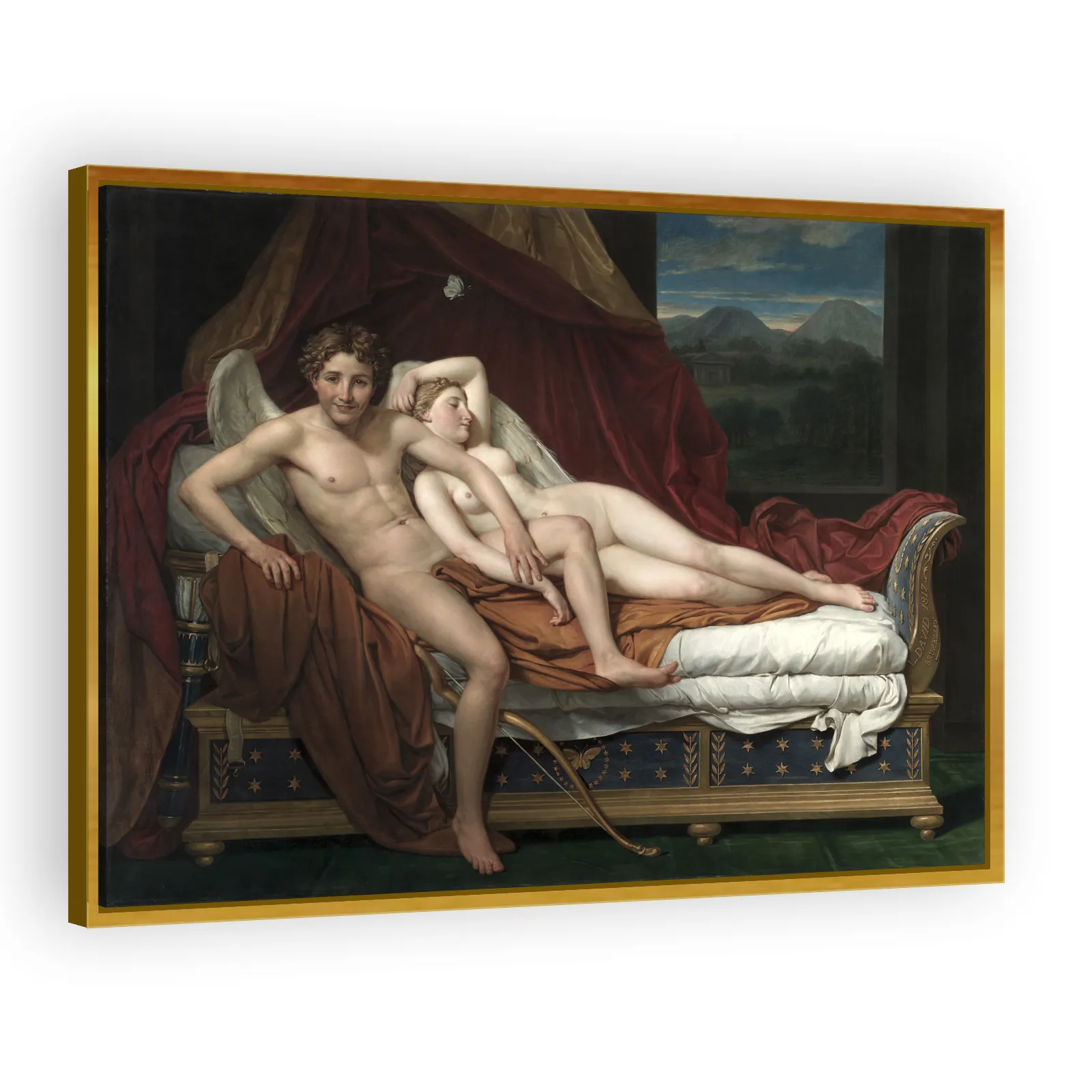 Cupid and Psyche by Jacques Louis David - view 3 thumbnail