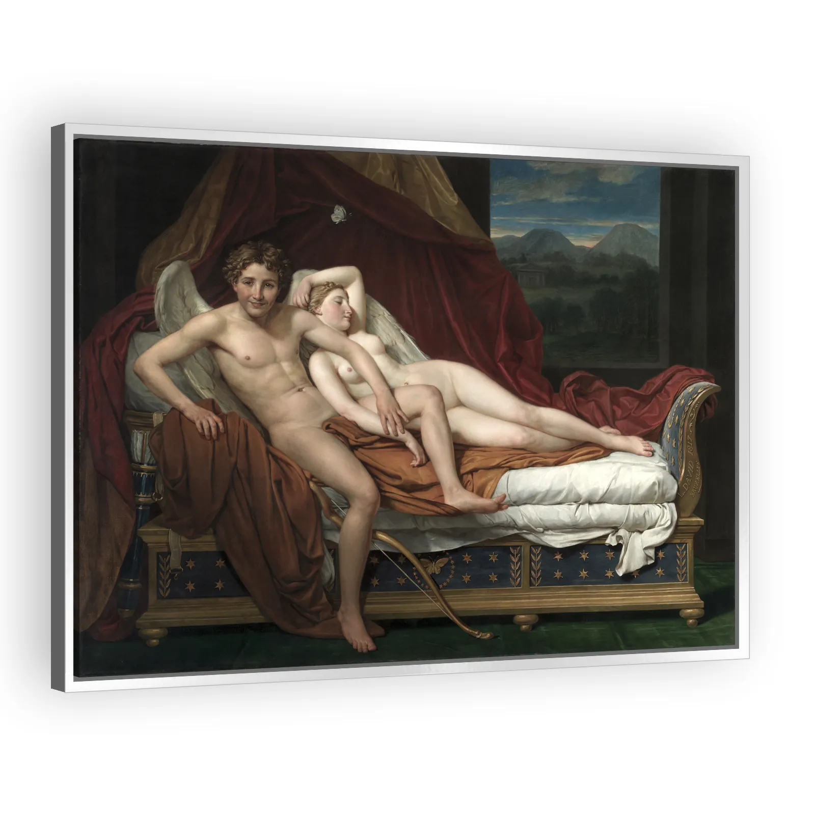Cupid and Psyche by Jacques Louis David - view 4 thumbnail