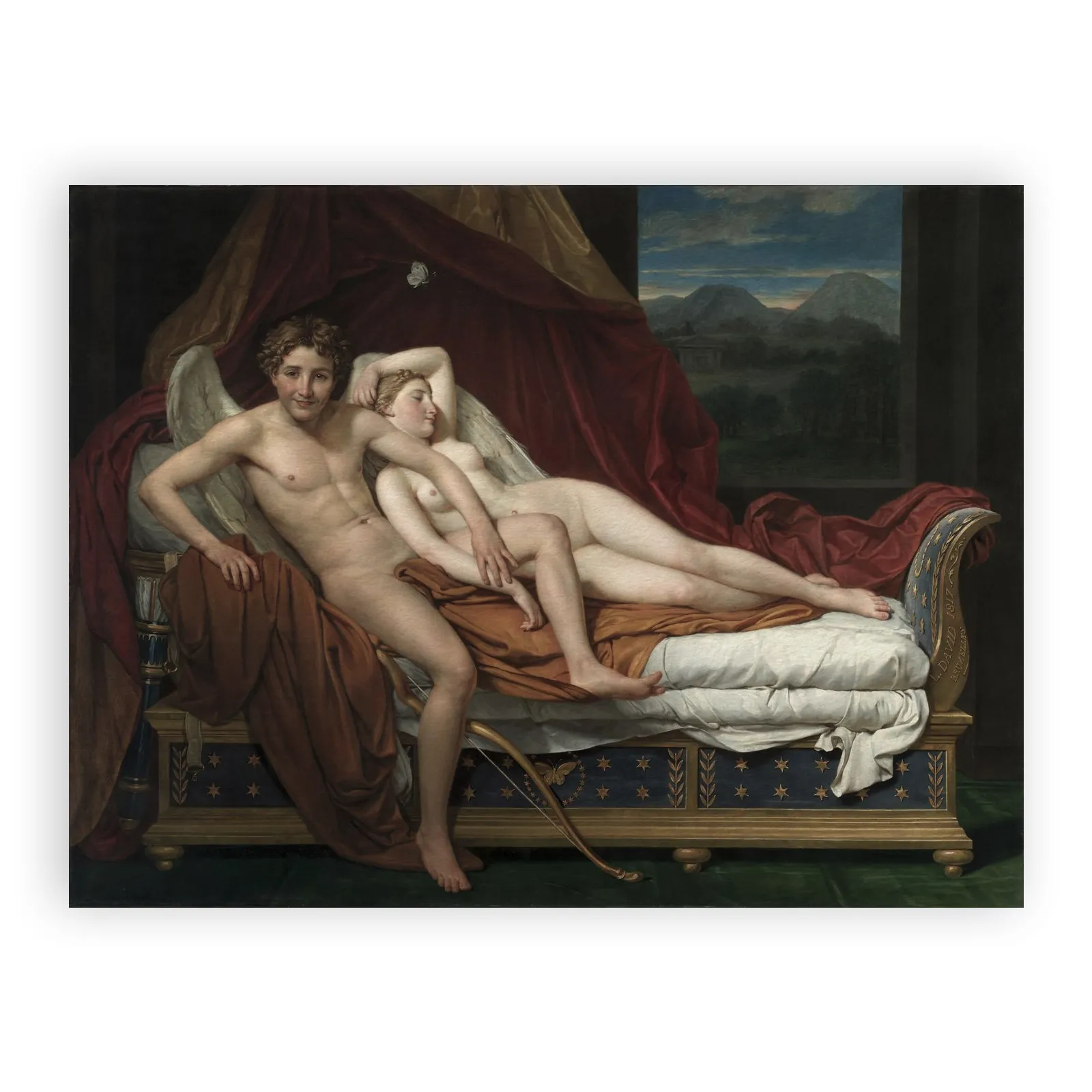 Cupid and Psyche by Jacques Louis David - view 6 thumbnail