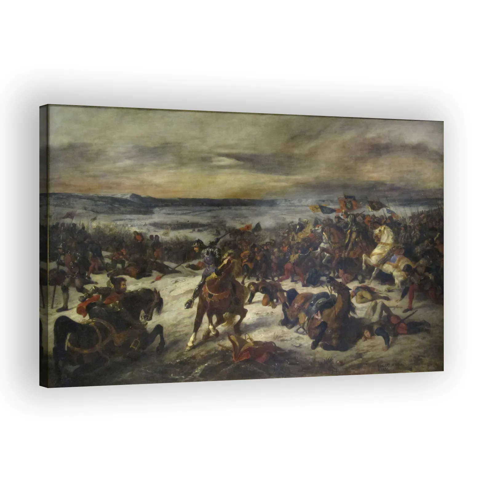 Battle of Nancy (1477) by Eugene Delacroix - view 2 thumbnail