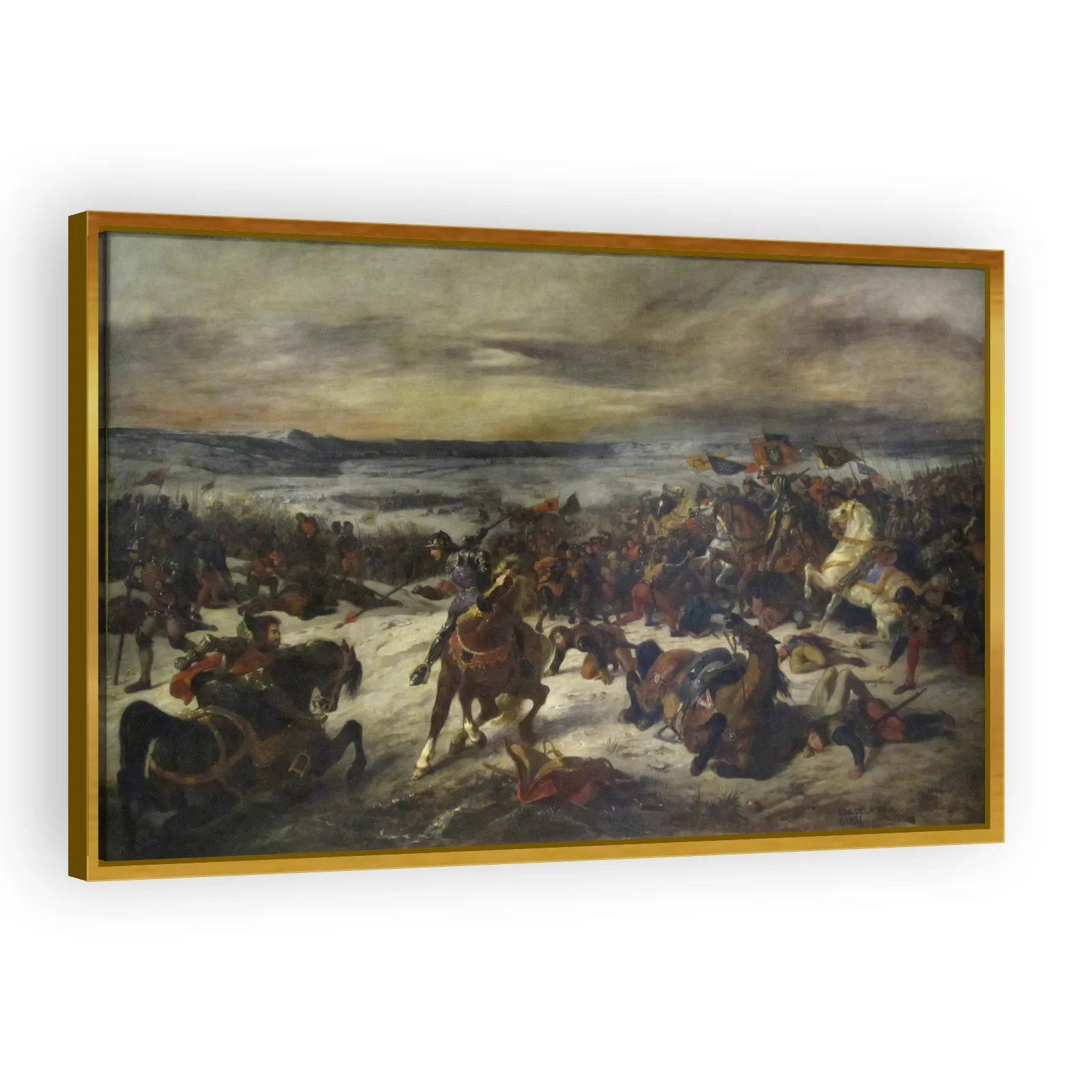 Battle of Nancy (1477) by Eugene Delacroix - view 3 thumbnail
