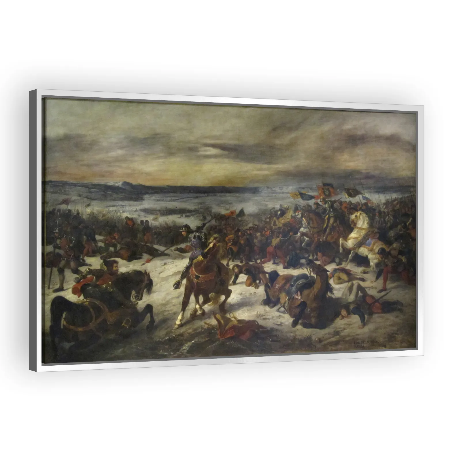 Battle of Nancy (1477) by Eugene Delacroix - view 4 thumbnail