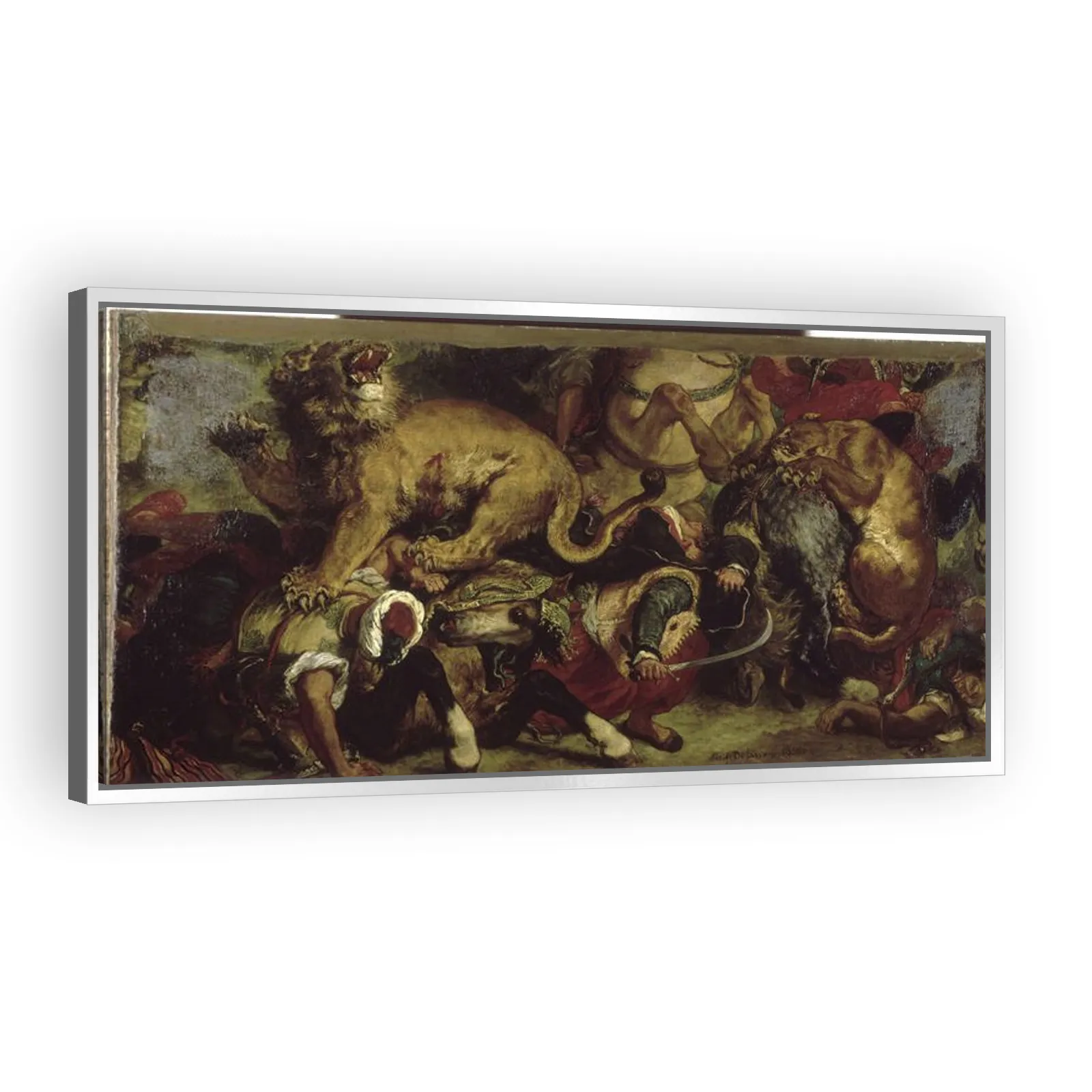 La Chasse aux lions by Eugene Delacroix - view 4 thumbnail