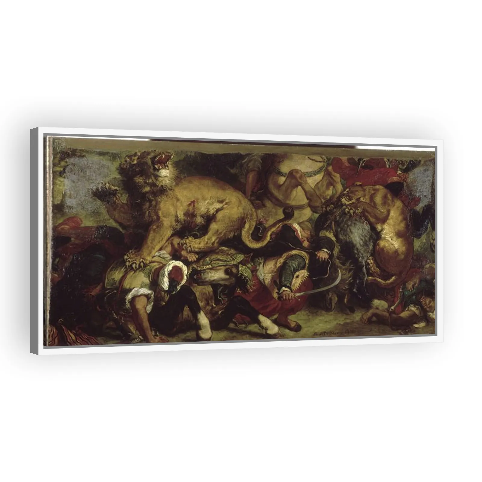 La Chasse aux lions by Eugene Delacroix - view 5 thumbnail