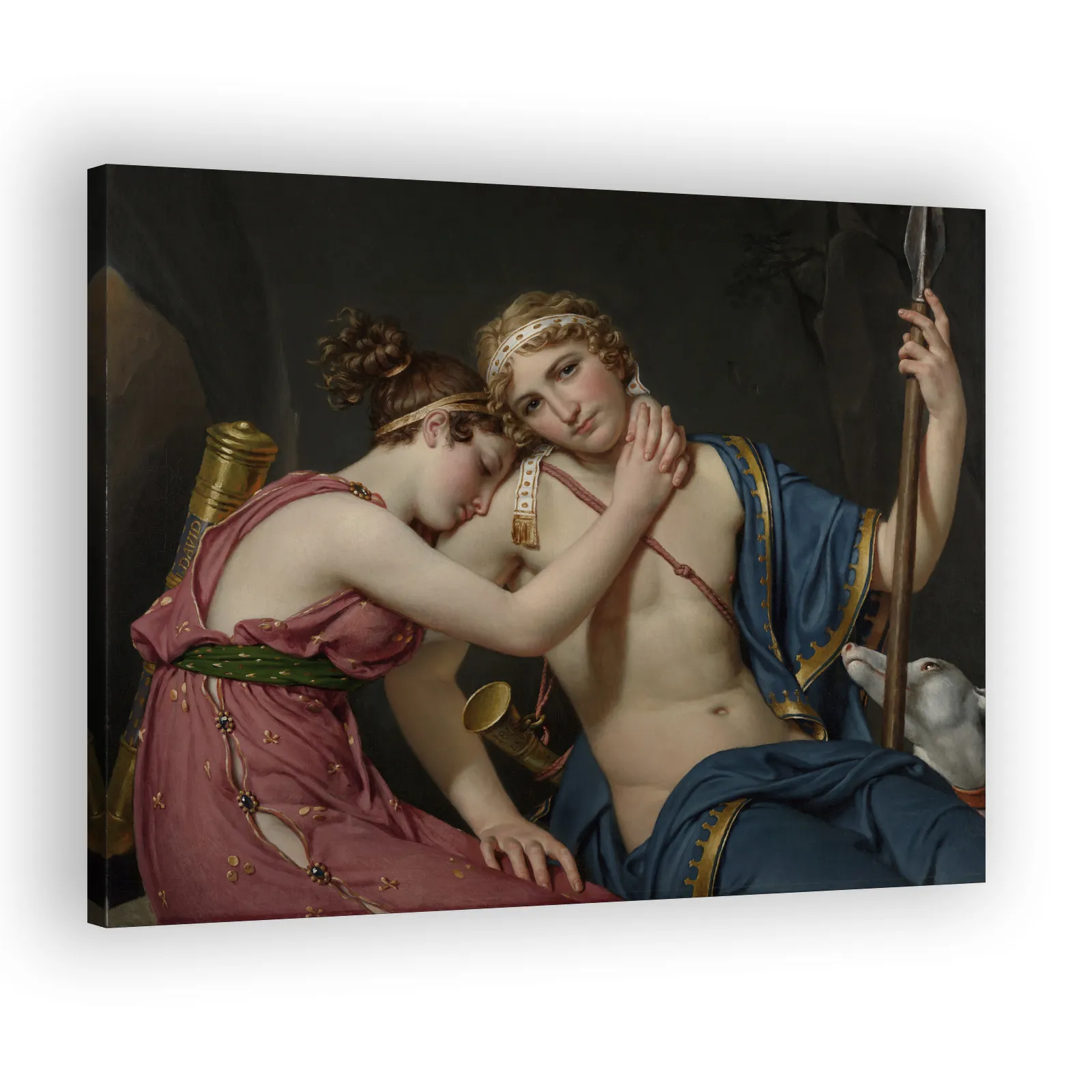 The Farewell of Telemachus and Eucharis by Jacques Louis David - view 2 thumbnail