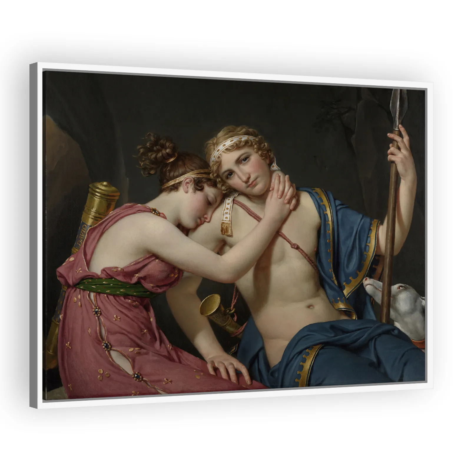 The Farewell of Telemachus and Eucharis by Jacques Louis David - view 5 thumbnail