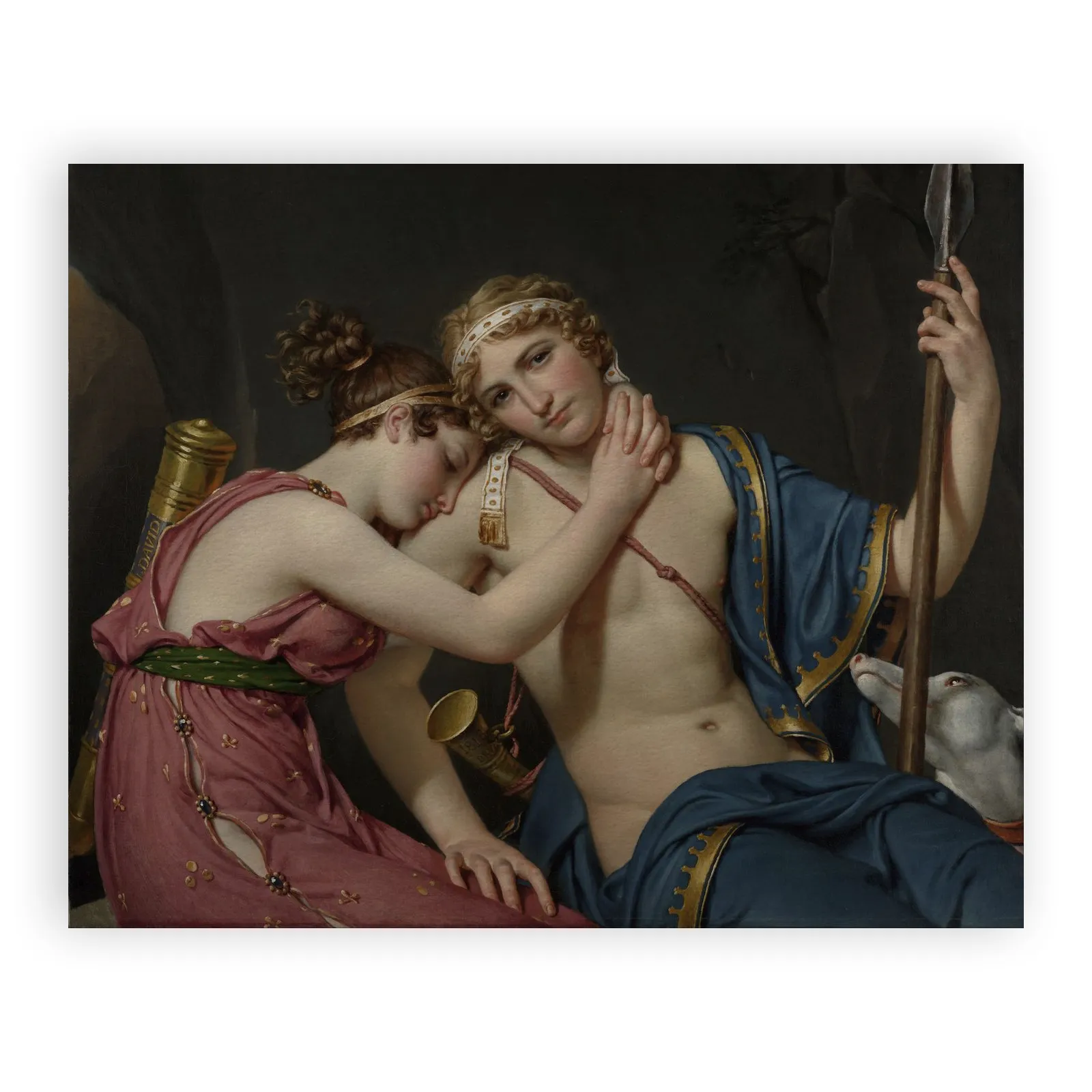 The Farewell of Telemachus and Eucharis by Jacques Louis David - view 6 thumbnail