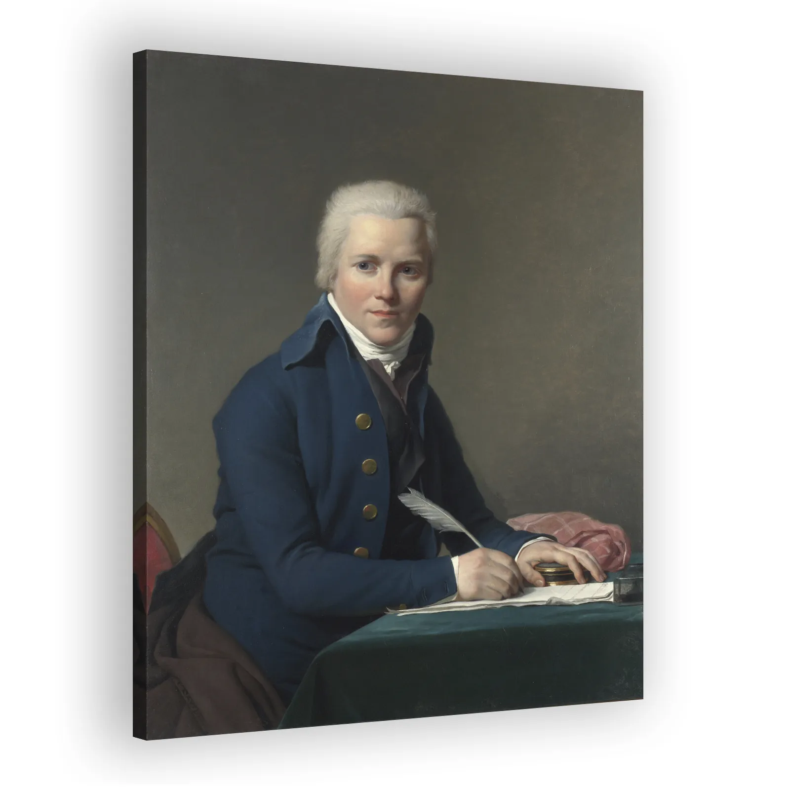 Portrait of Jacobus Blauw by Jacques Louis David - view 2 thumbnail