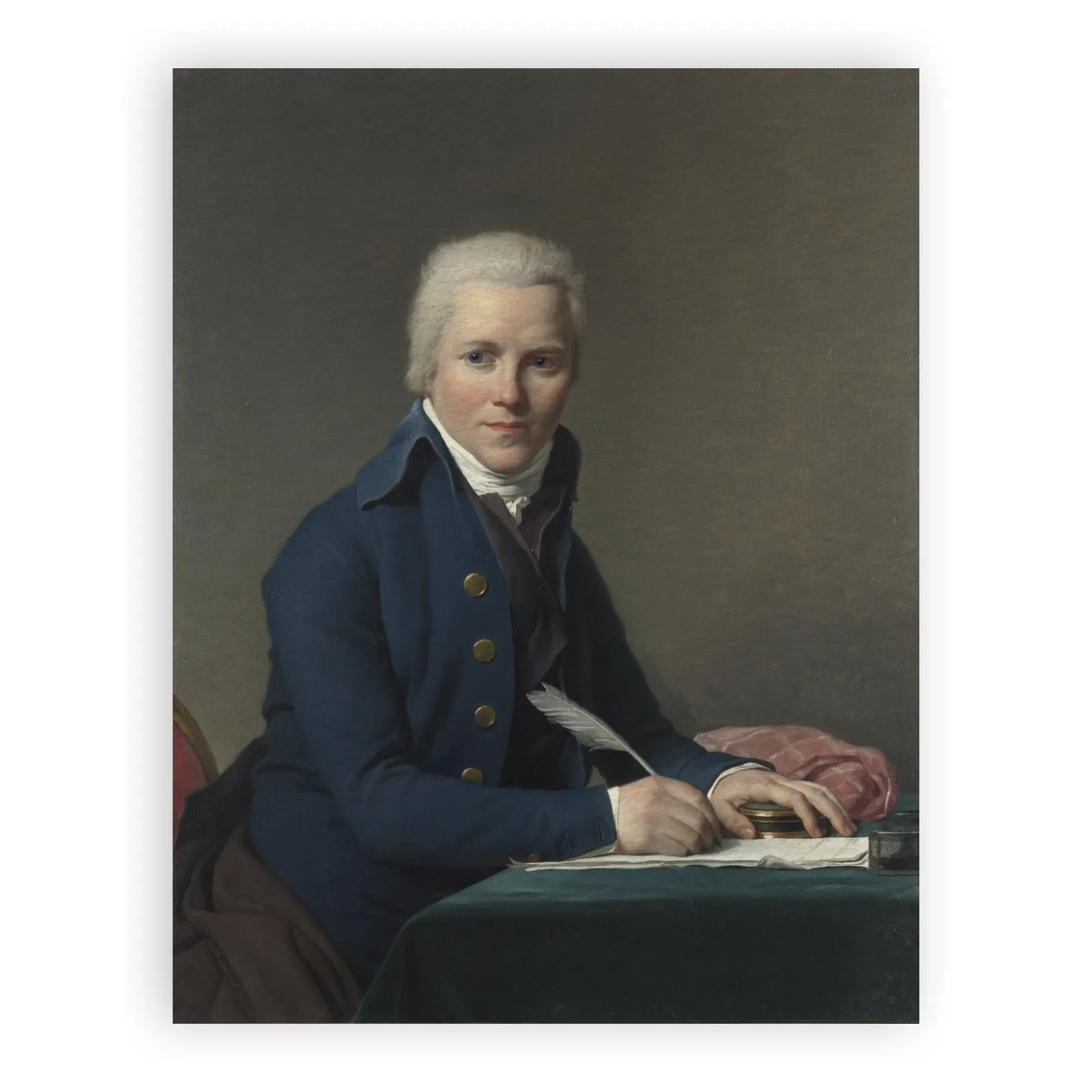 Portrait of Jacobus Blauw by Jacques Louis David - view 6 thumbnail