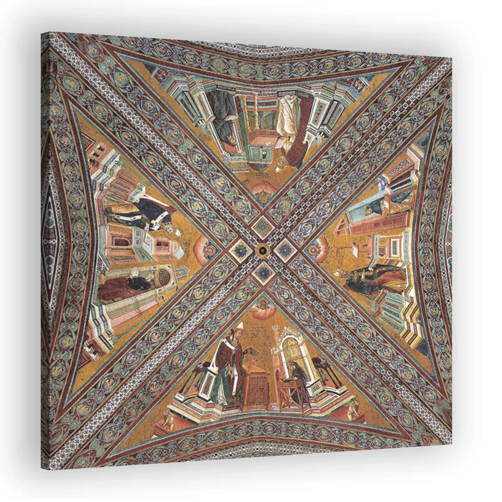 Vault of the Doctors of the Church by Giotto - view 2 thumbnail