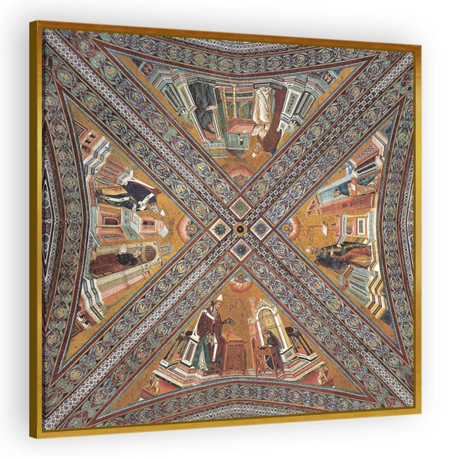 Vault of the Doctors of the Church by Giotto - view 3 thumbnail