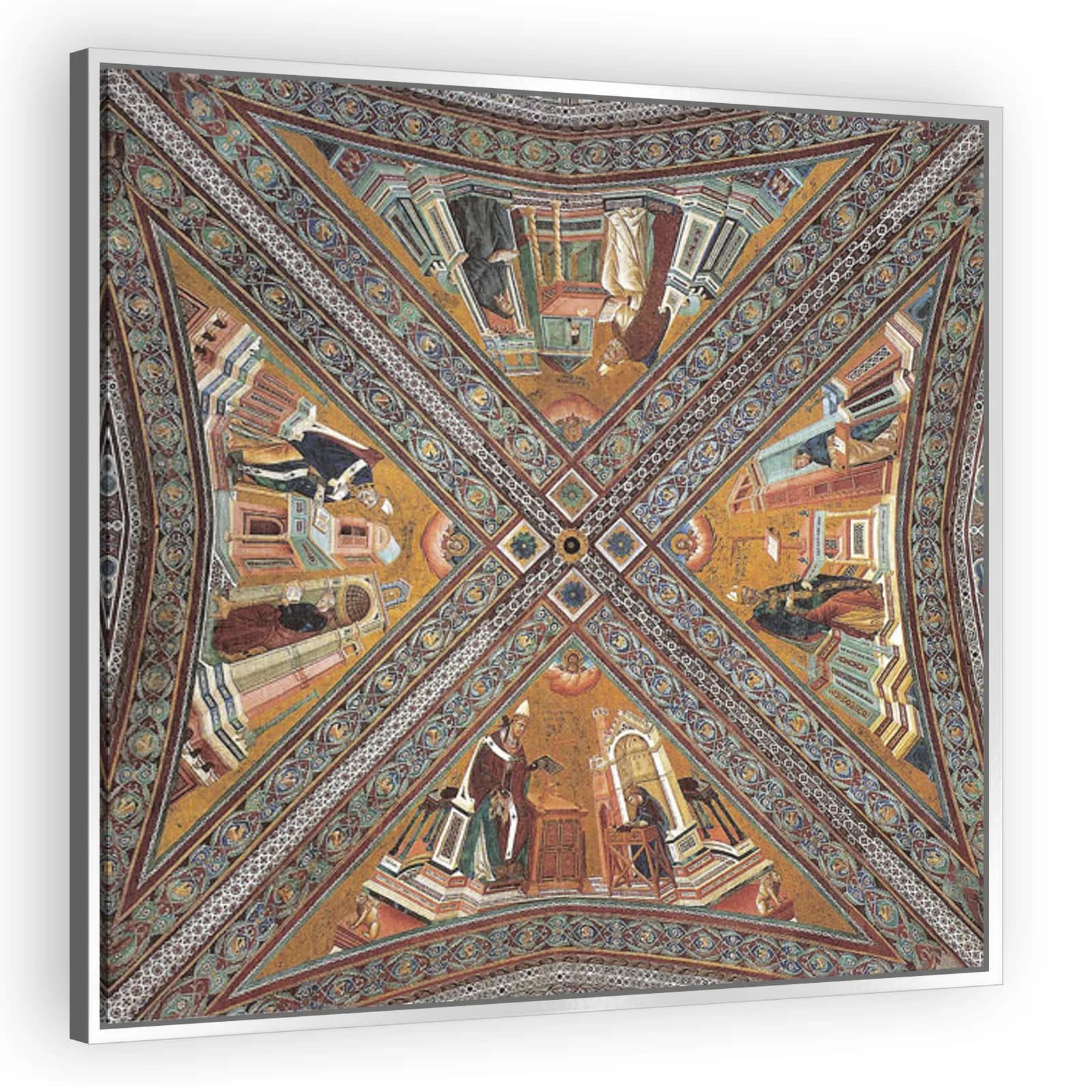 Vault of the Doctors of the Church by Giotto - view 4 thumbnail