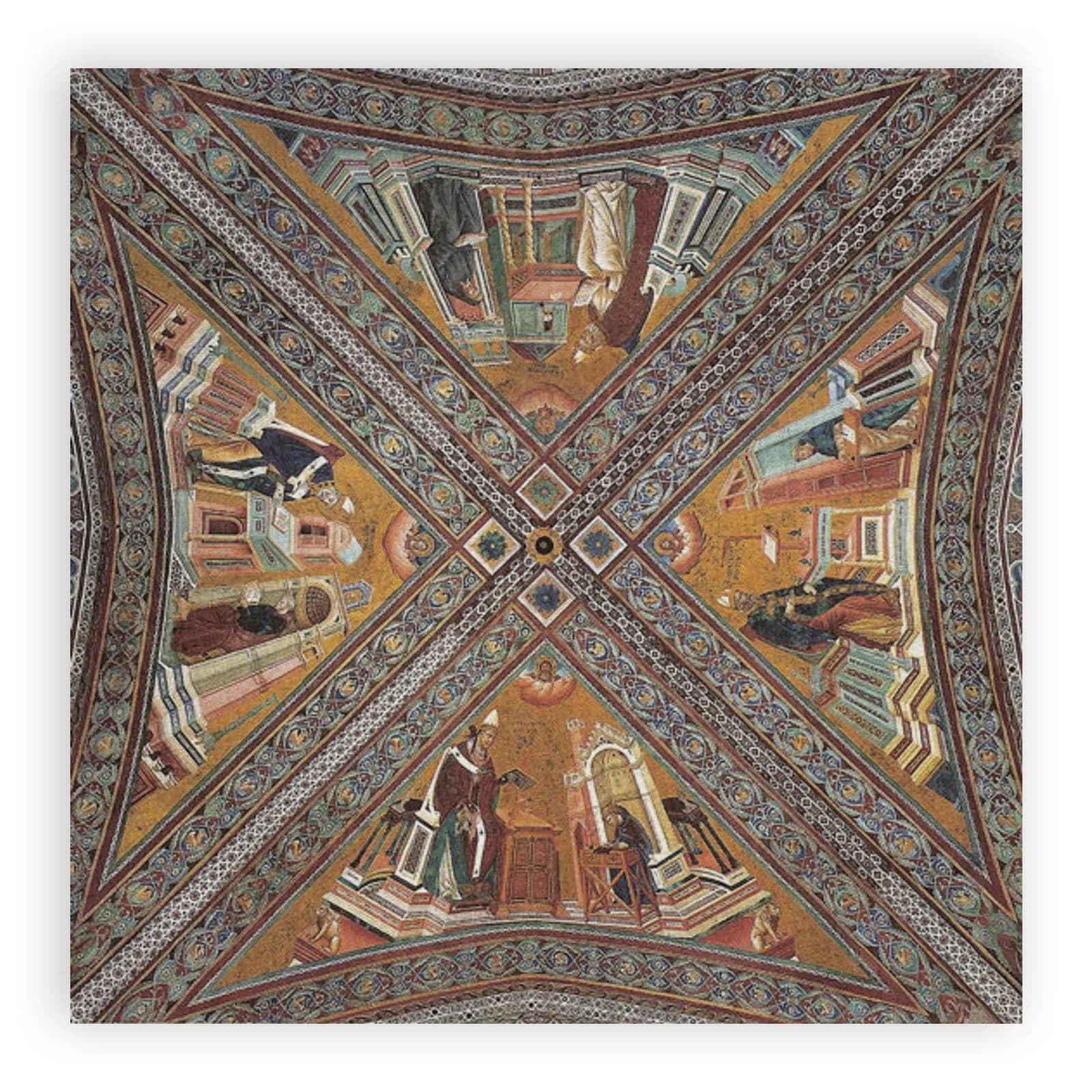 Vault of the Doctors of the Church by Giotto - view 6 thumbnail