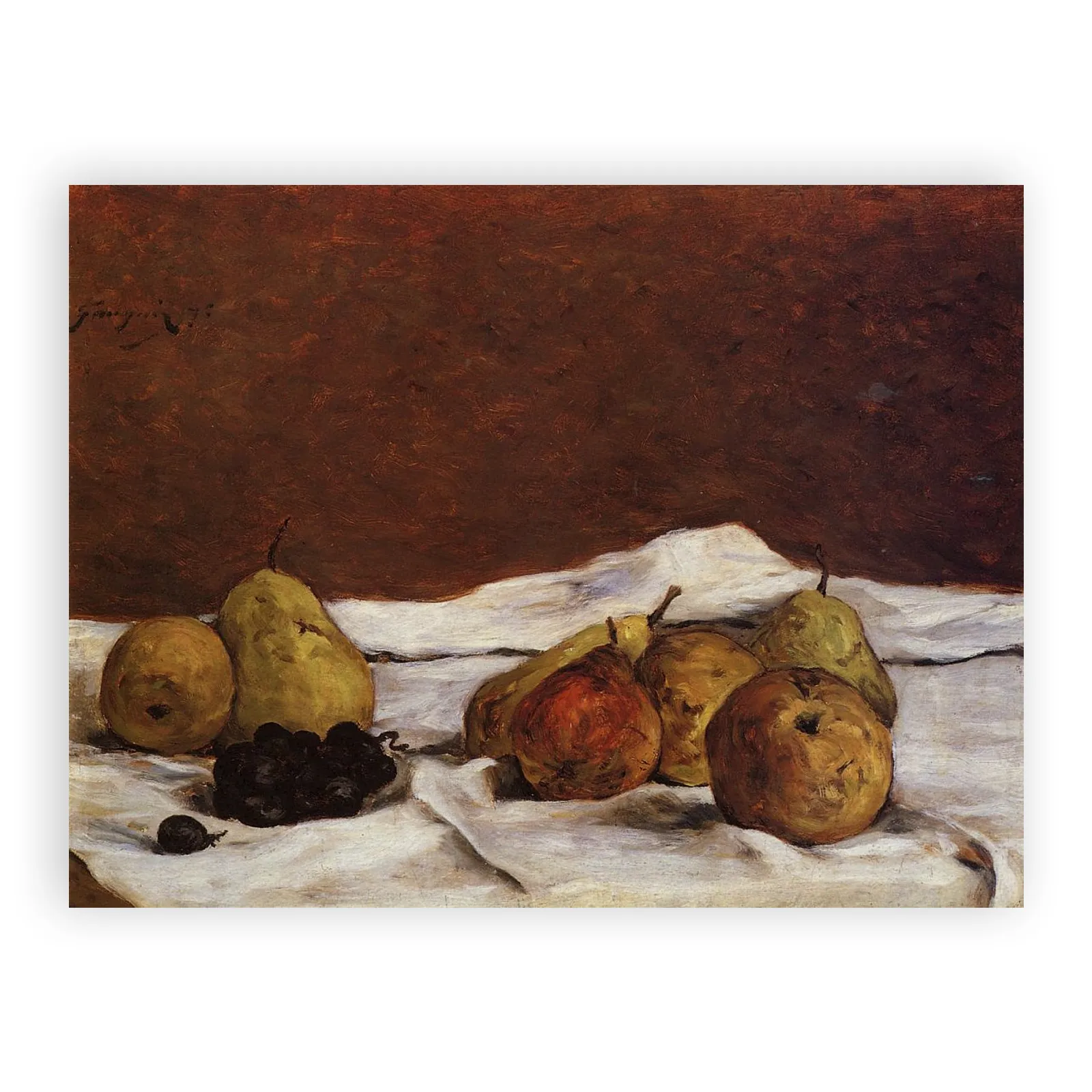 Pears and Grapes by Paul Gauguin - view 6 thumbnail