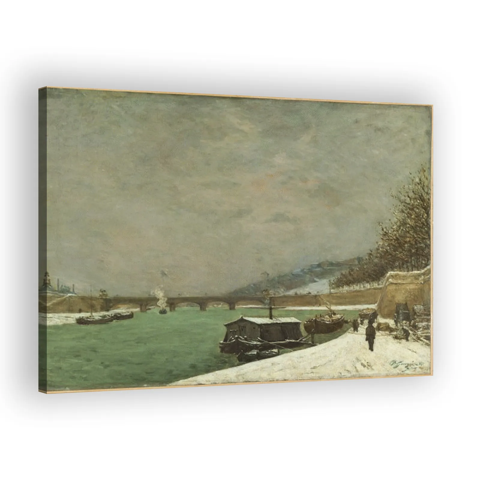 Seine River Seen From Iéna Bridge by Paul Gauguin - view 2 thumbnail