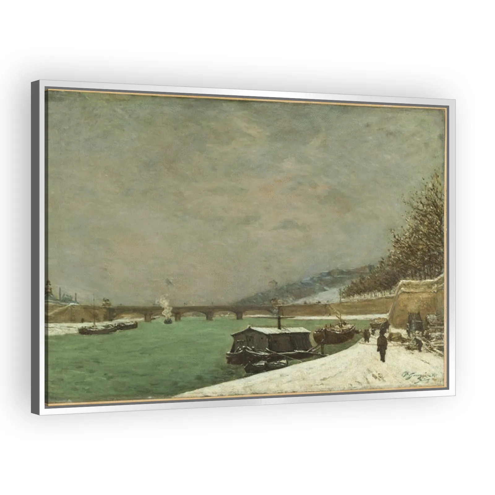Seine River Seen From Iéna Bridge by Paul Gauguin - view 4 thumbnail