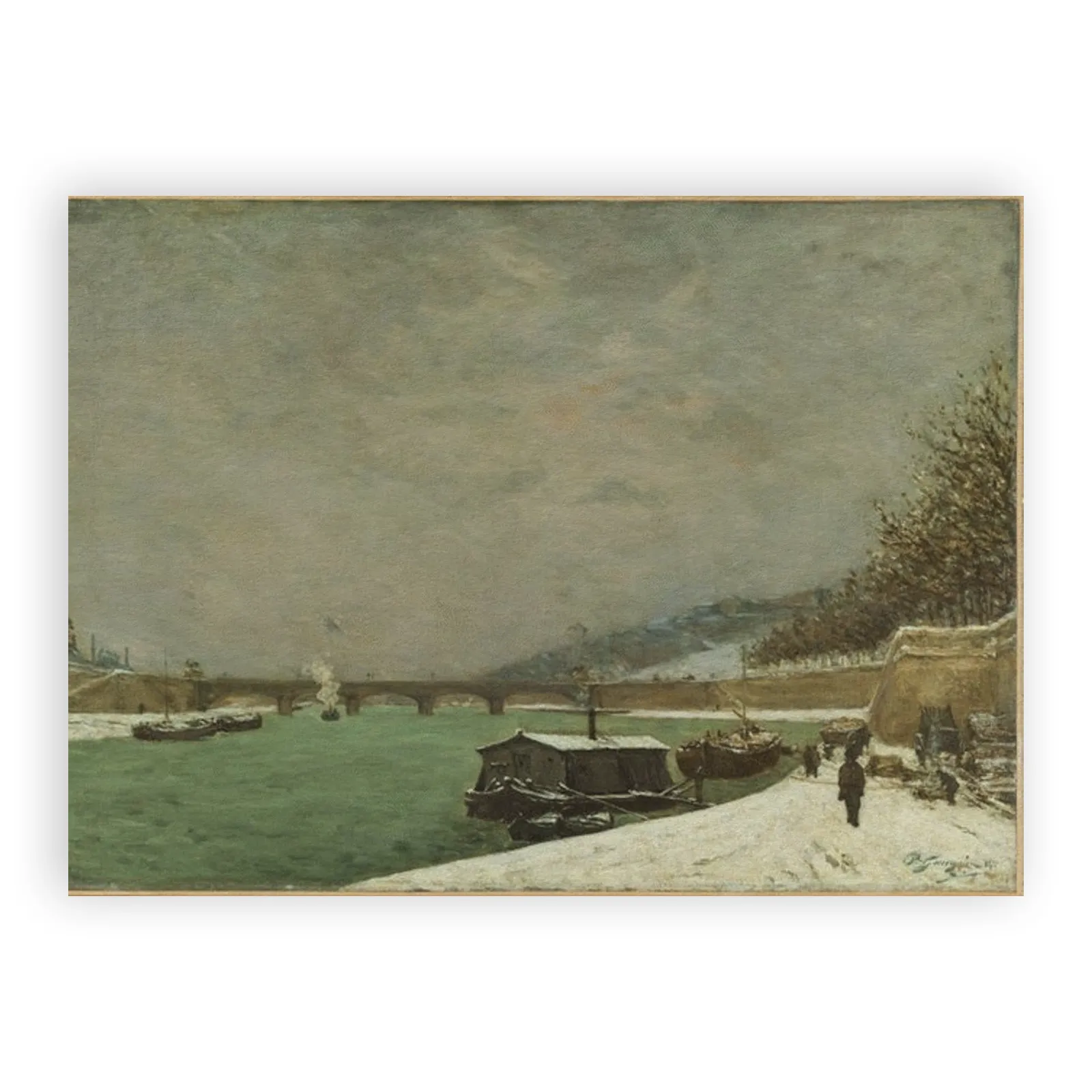 Seine River Seen From Iéna Bridge by Paul Gauguin - view 6 thumbnail
