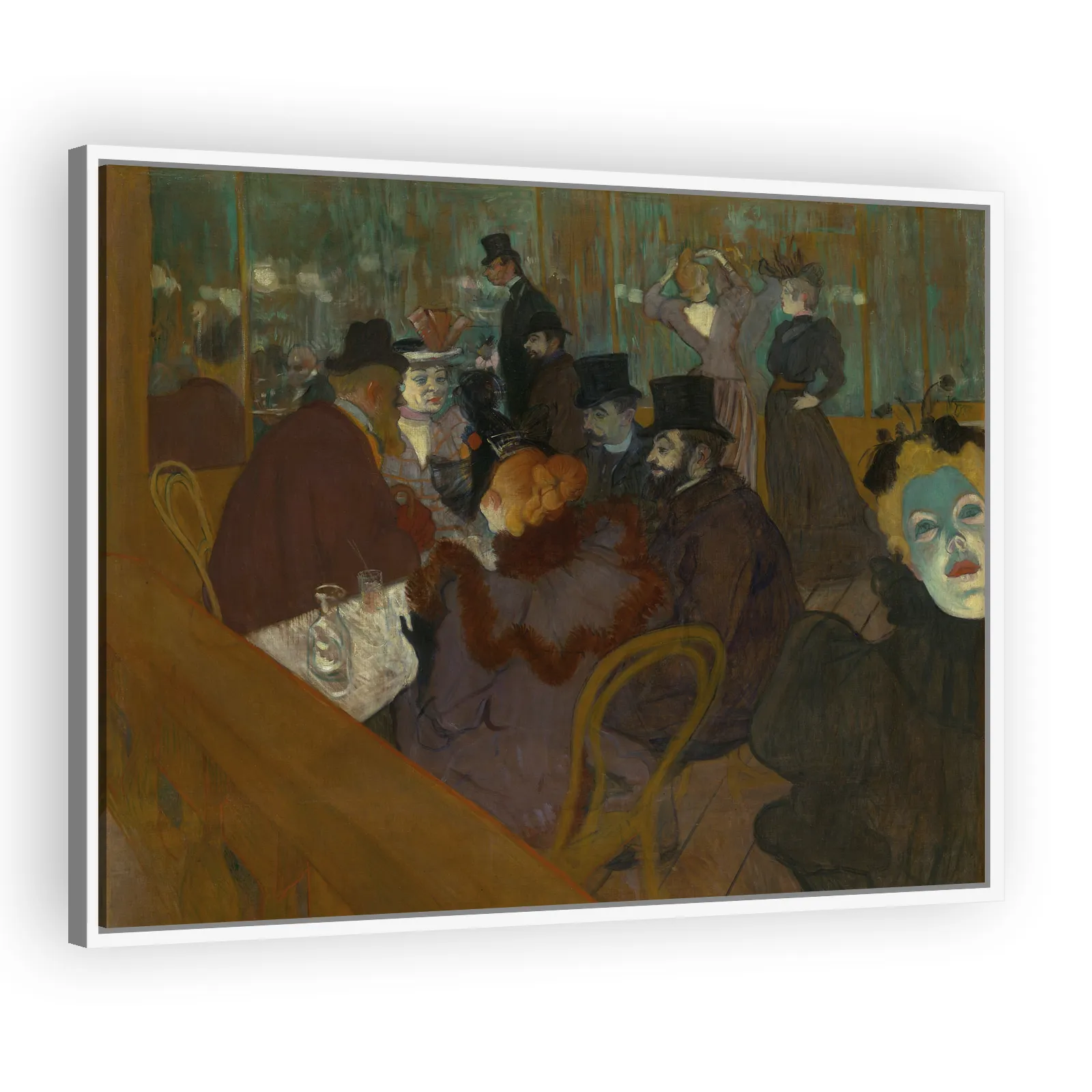 At the Moulin Rouge by Henri De Toulouse Lautrec - view 5 thumbnail
