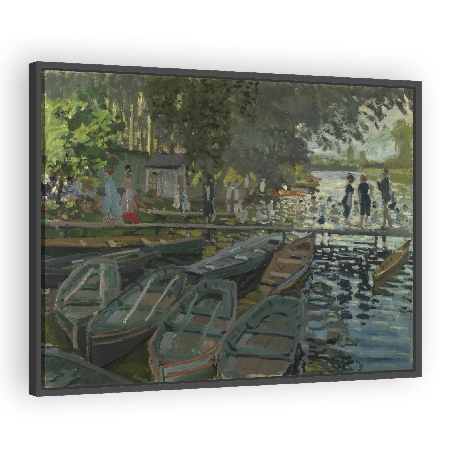 Bathers at La Grenouillère by Claude Monet