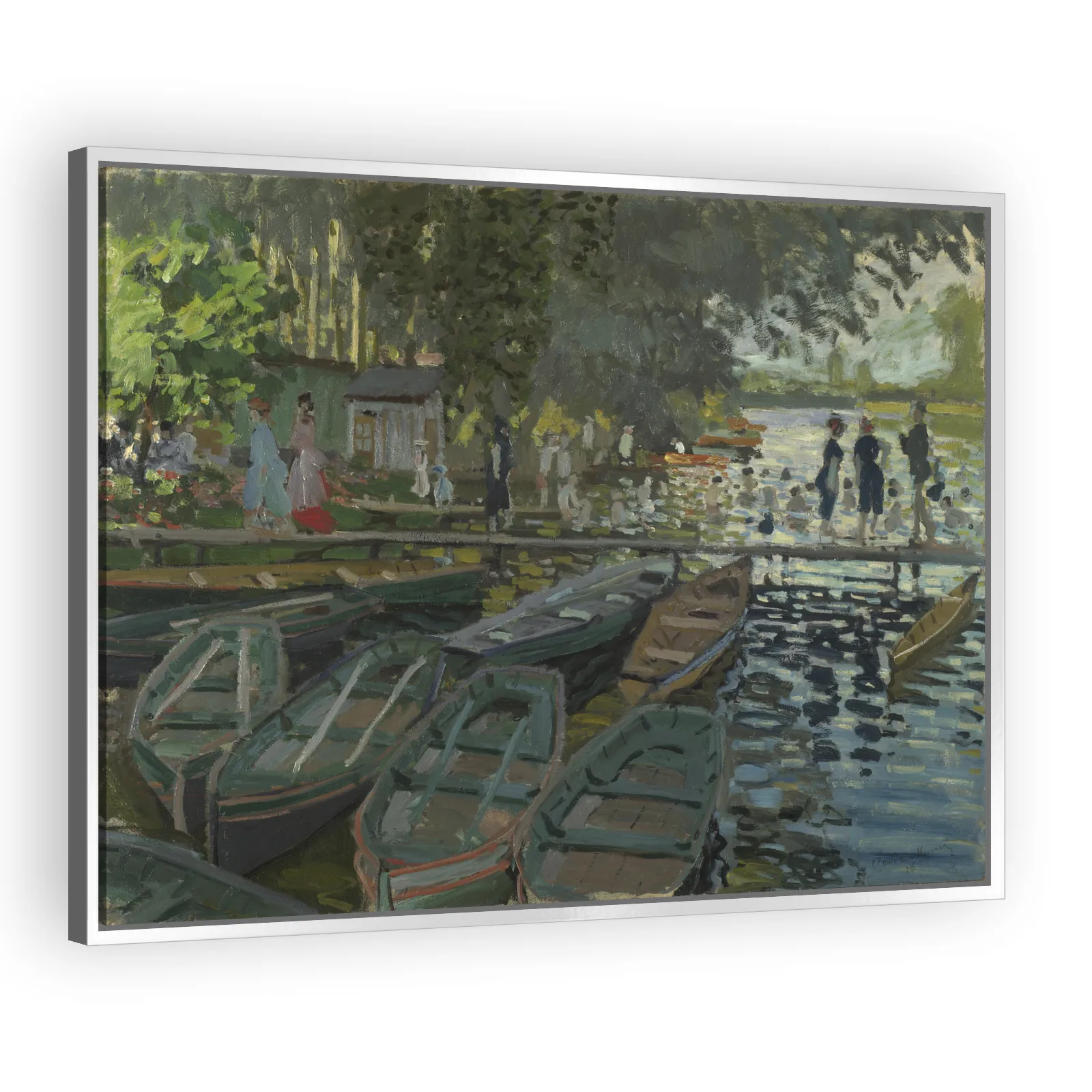 Bathers at La Grenouillère by Claude Monet - view 4 thumbnail