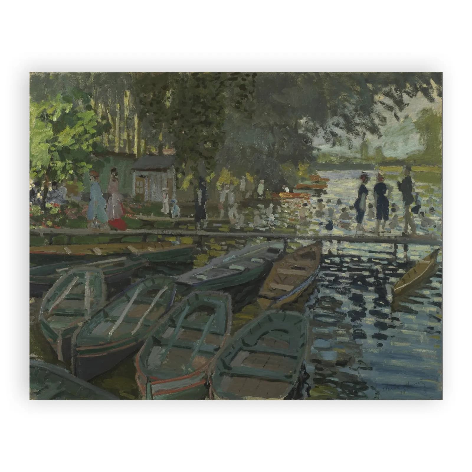 Bathers at La Grenouillère by Claude Monet - view 6 thumbnail
