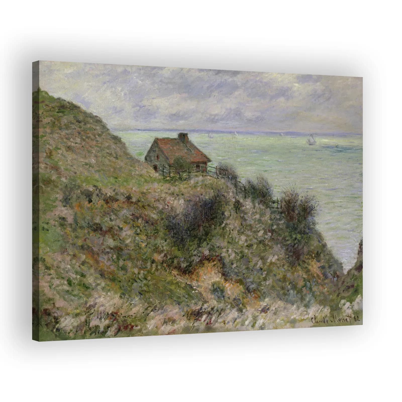 Fisherman Hut, Cloudy Weather by Claude Monet - view 2 thumbnail