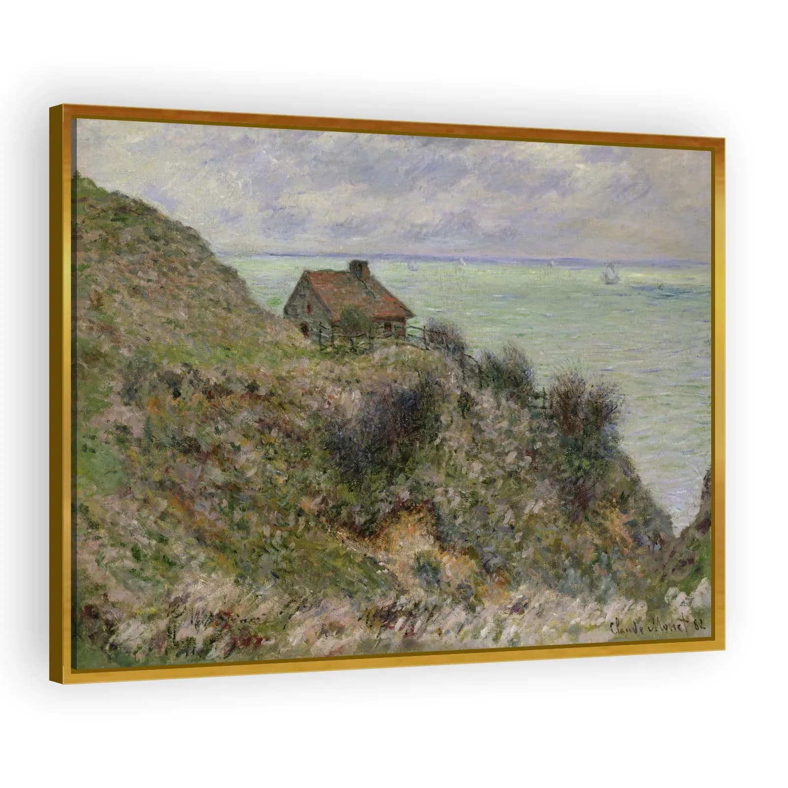 Fisherman Hut, Cloudy Weather by Claude Monet - view 3 thumbnail