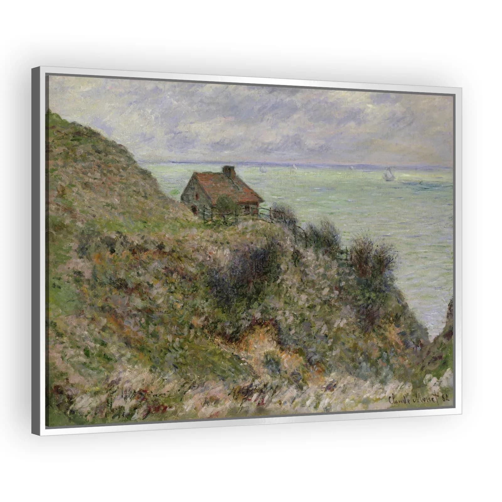 Fisherman Hut, Cloudy Weather by Claude Monet - view 4 thumbnail