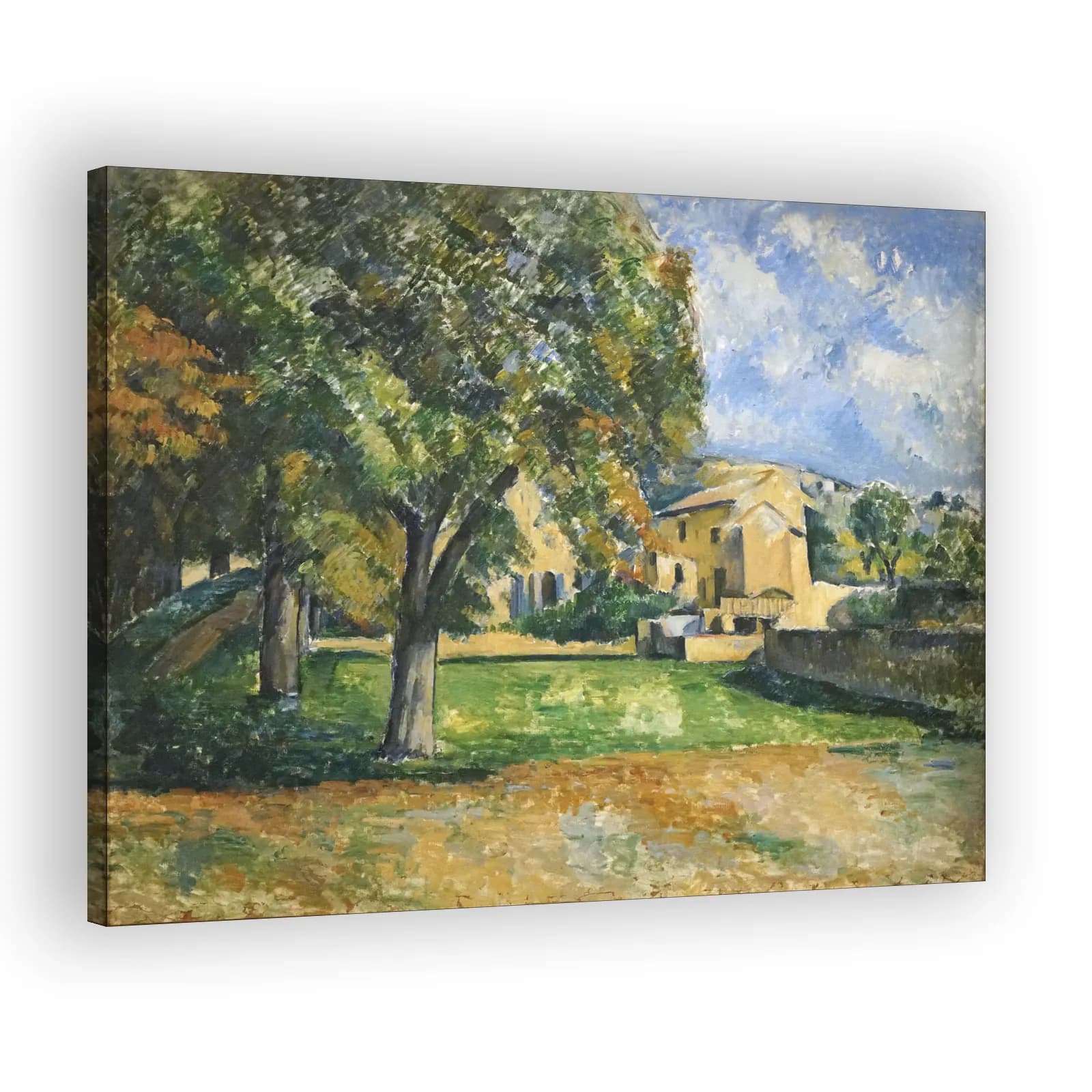 Chestnut and Jas de Bouffan farm by Paul Cezanne - view 2 thumbnail