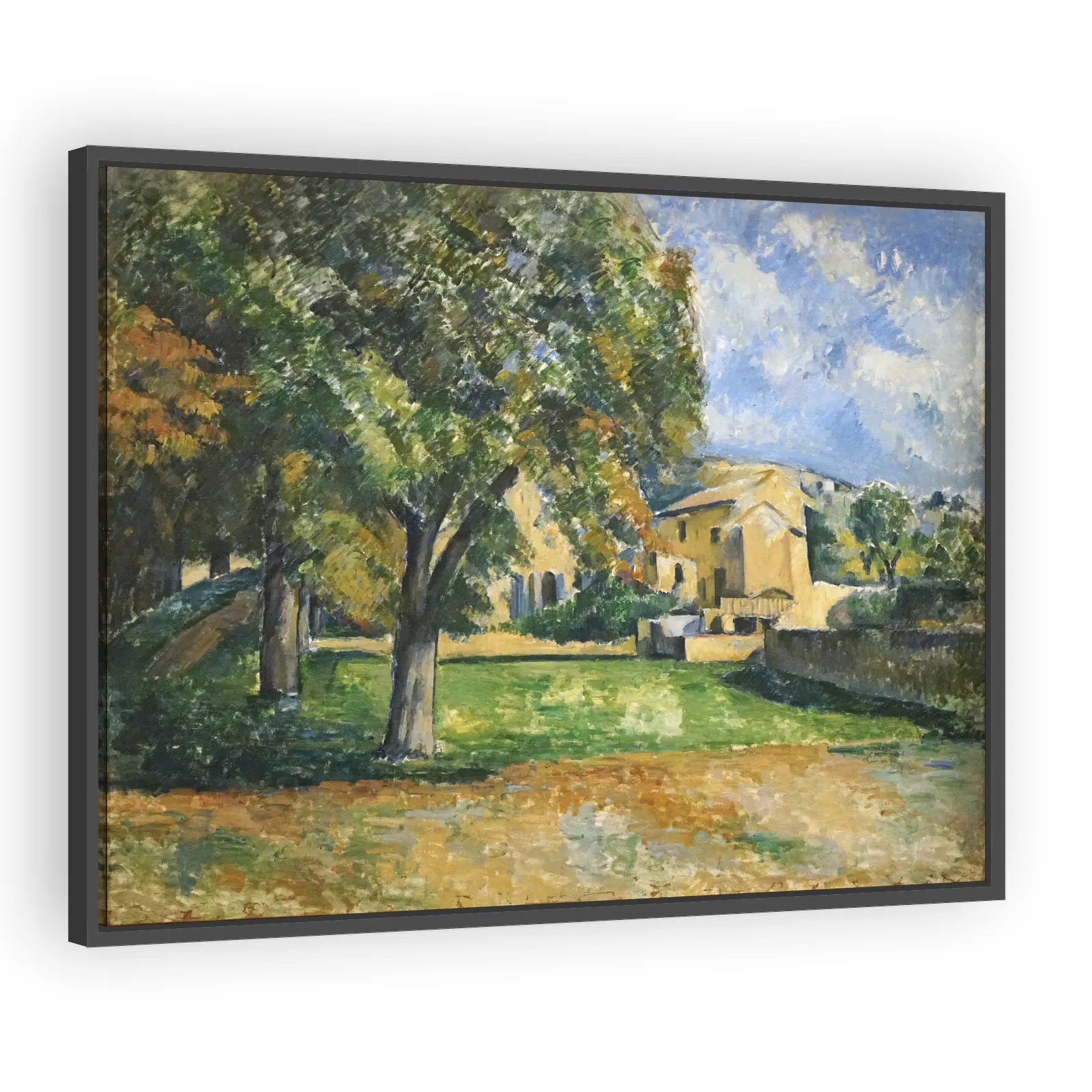 Chestnut and Jas de Bouffan farm by Paul Cezanne