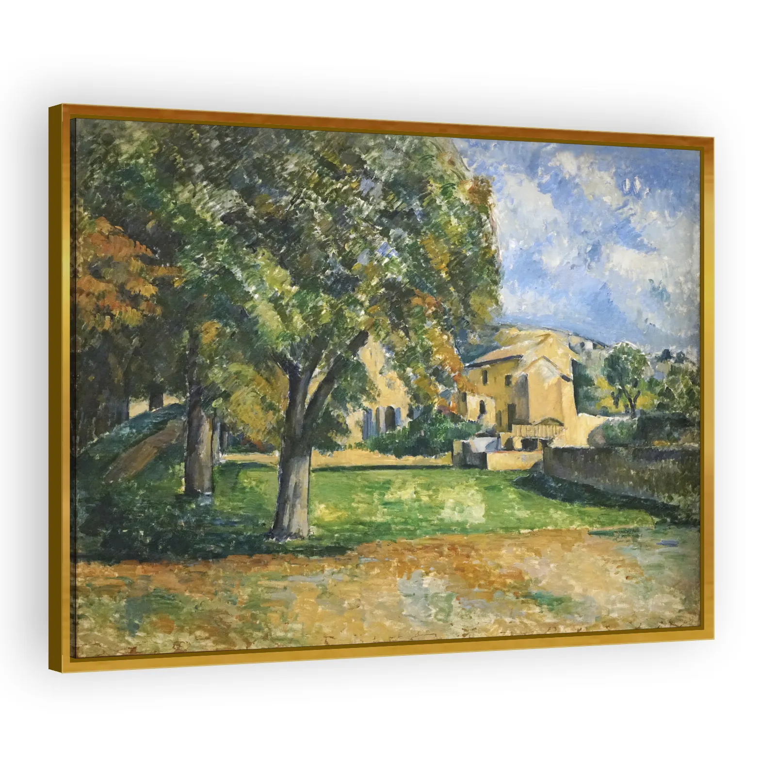 Chestnut and Jas de Bouffan farm by Paul Cezanne - view 3 thumbnail