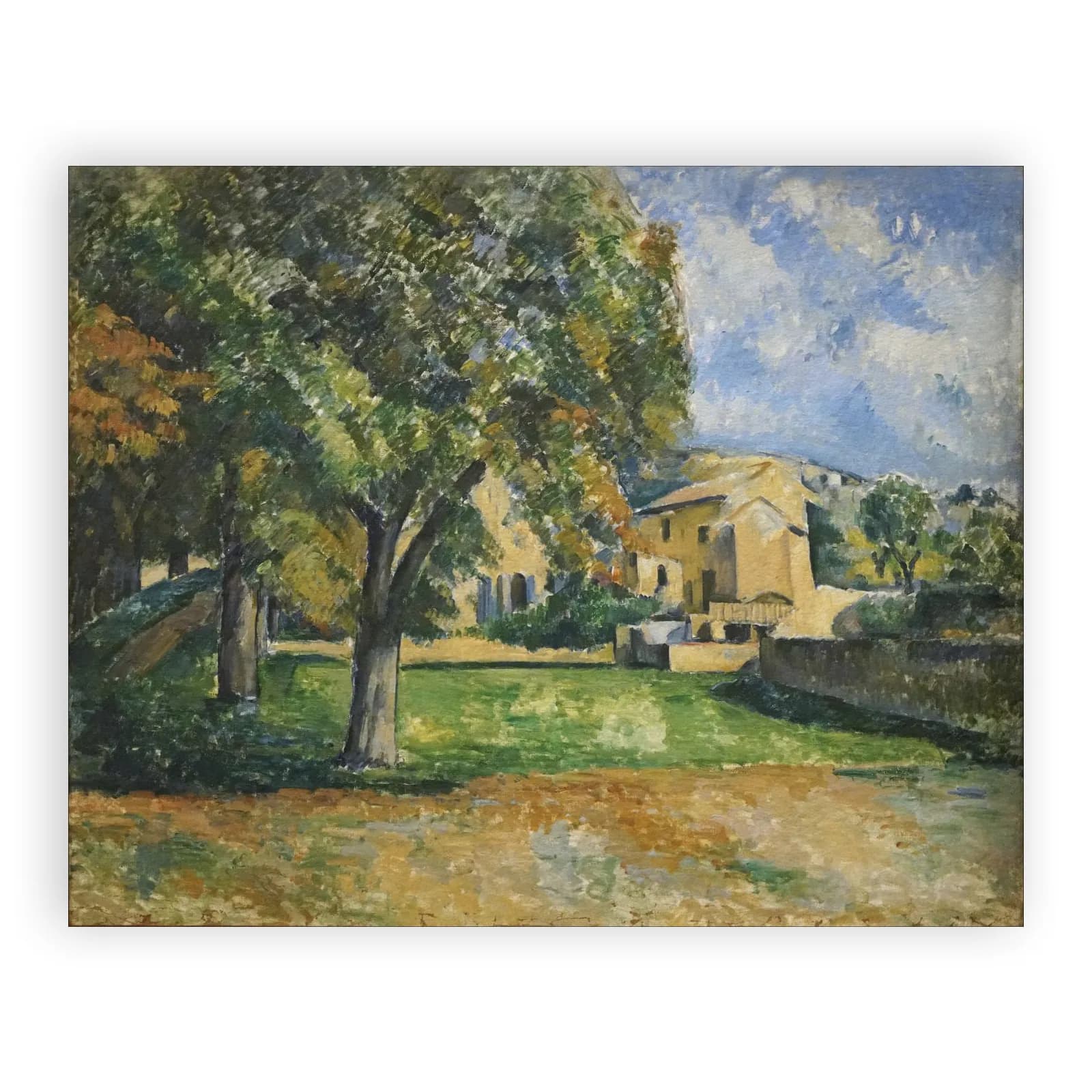 Chestnut and Jas de Bouffan farm by Paul Cezanne - view 6 thumbnail