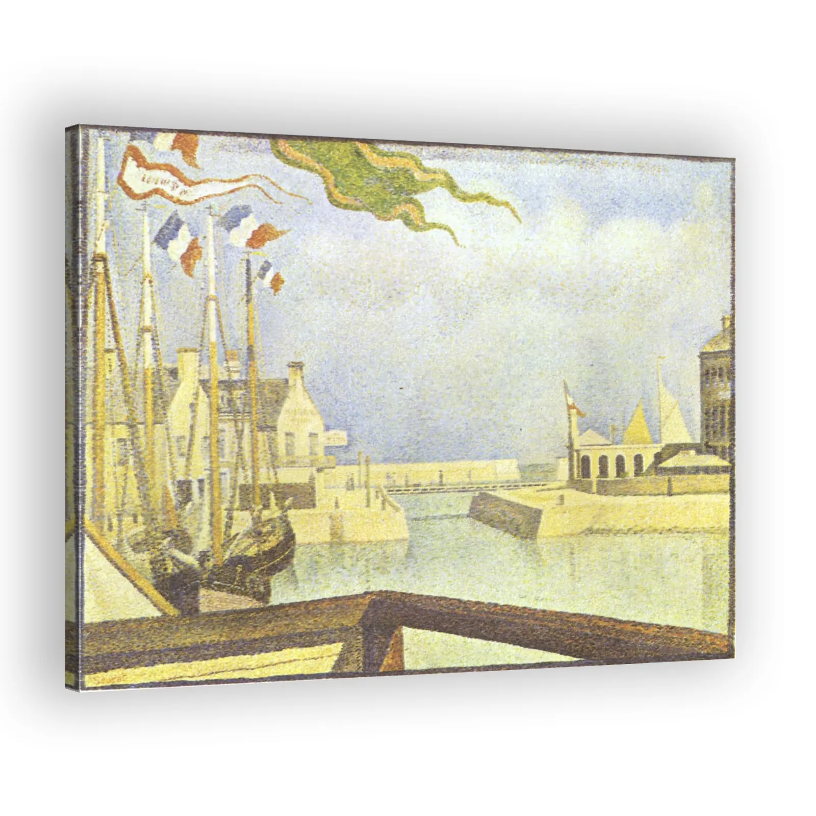 Sunday at Port-en-Bessin by Georges Seurat - view 2 thumbnail