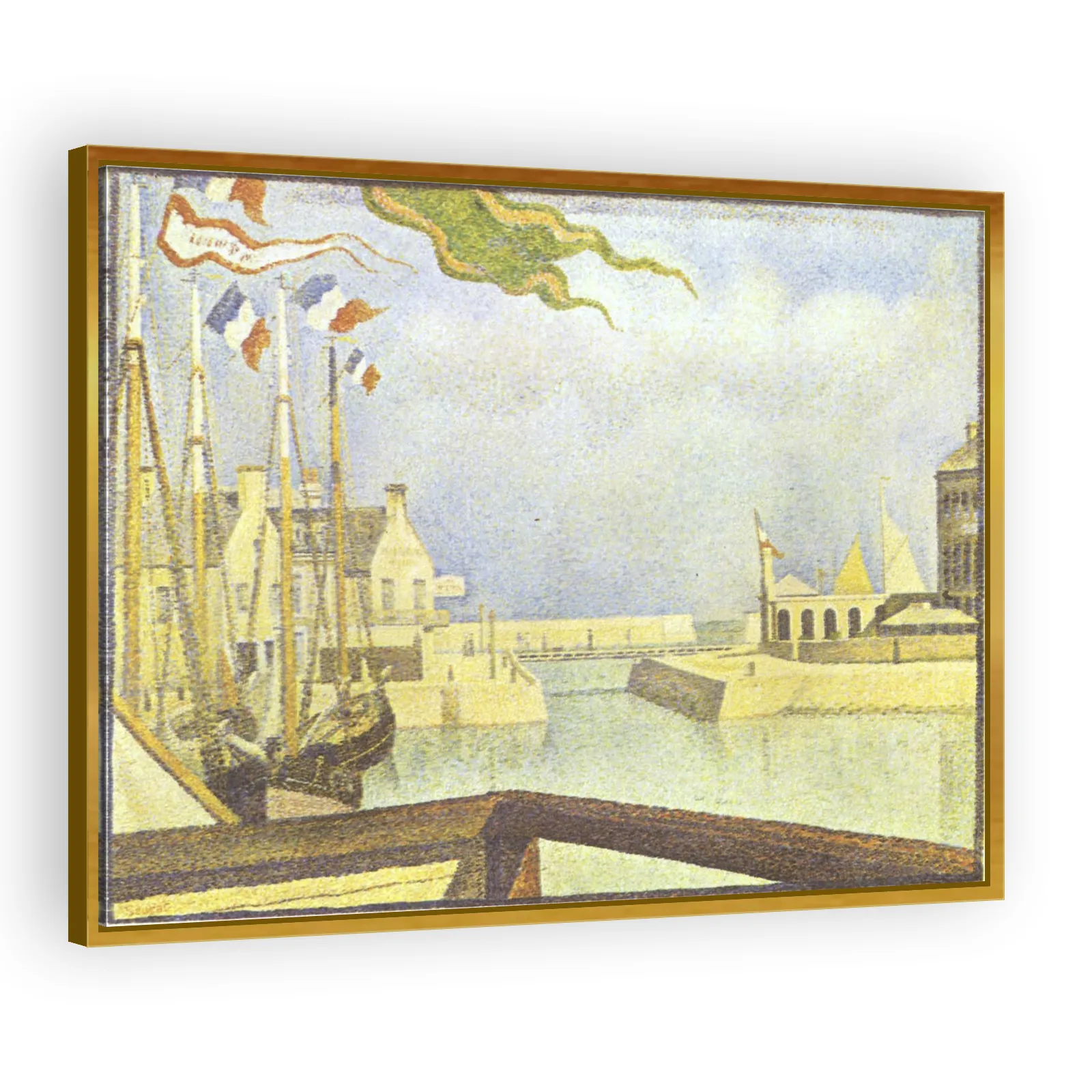Sunday at Port-en-Bessin by Georges Seurat - view 3 thumbnail