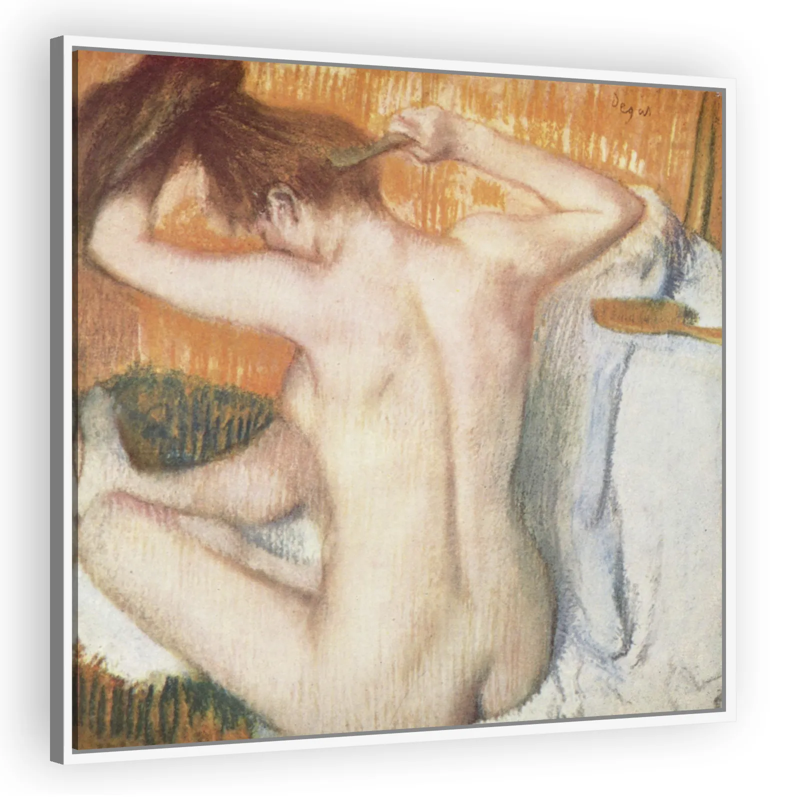 A Woman Combing Her Hair by Edgar Degas - view 5 thumbnail