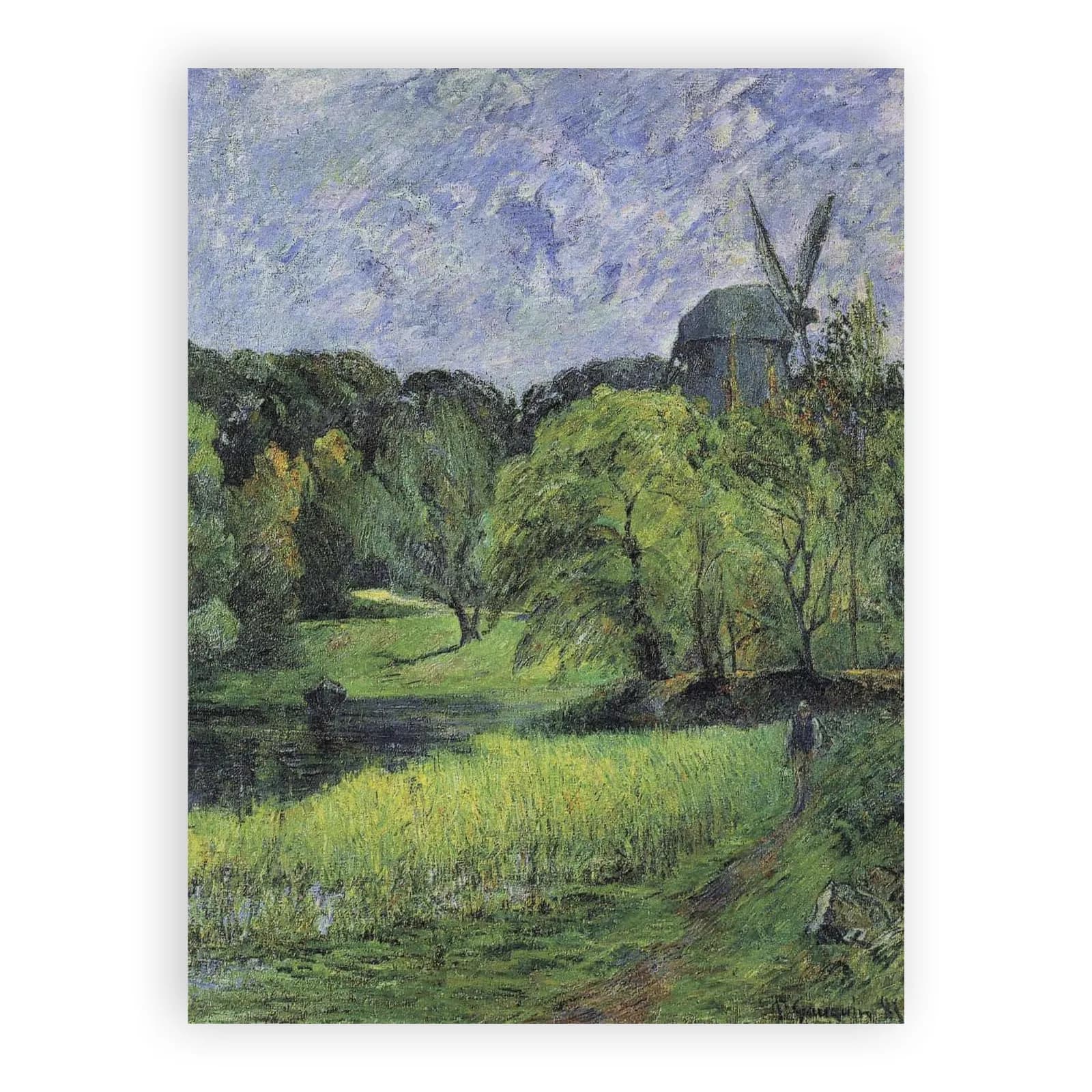 The Queen's Mill, Østervold by Paul Gauguin - view 6 thumbnail