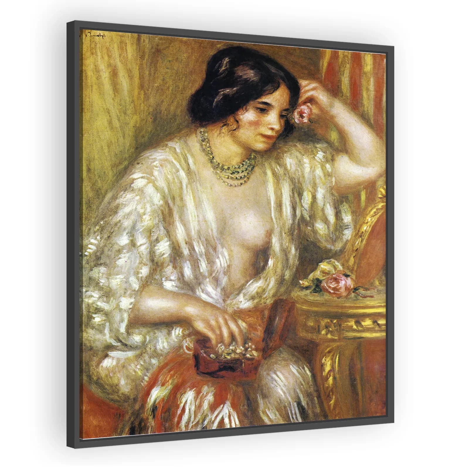 Gabrielle with Jewellery by Pierre Auguste Renoir