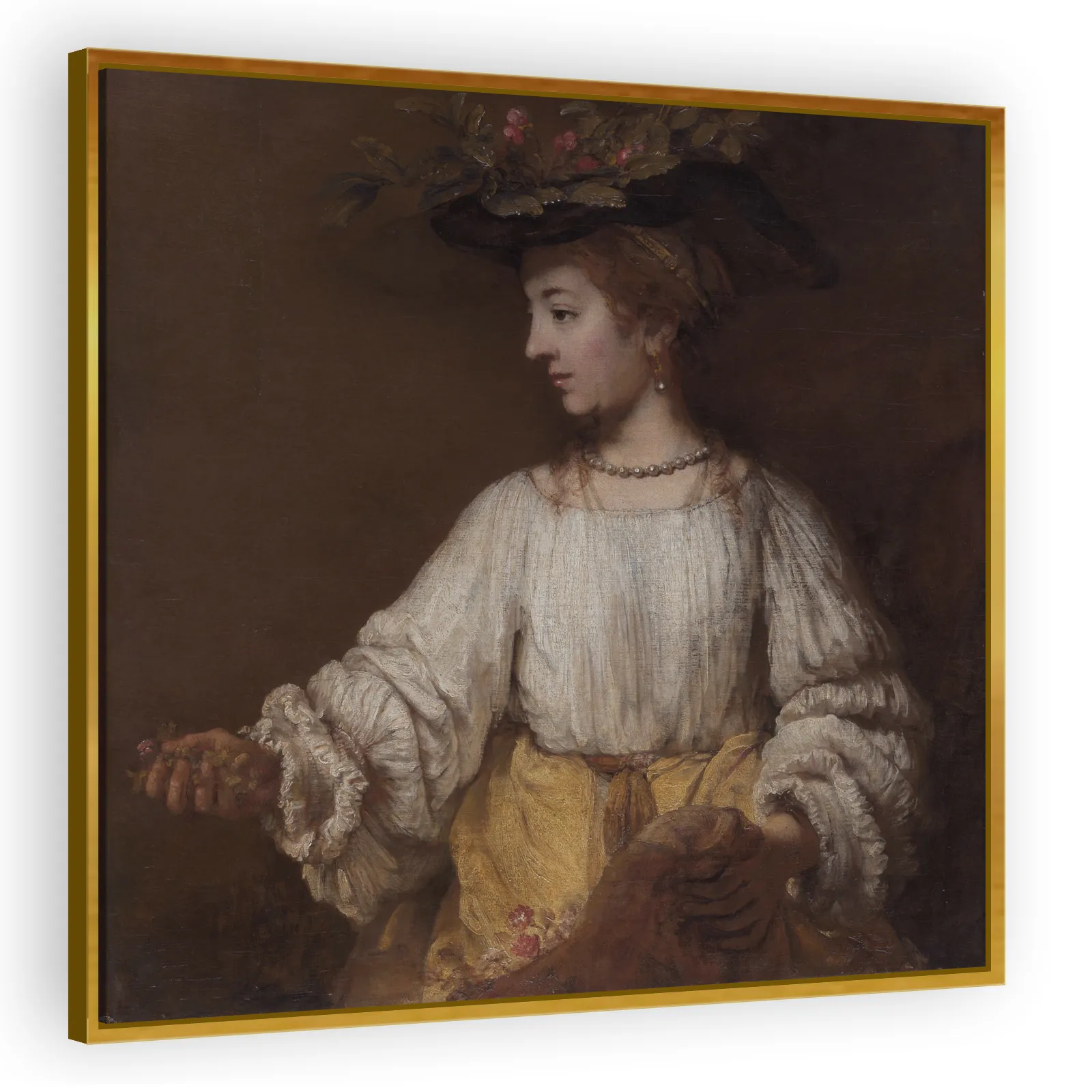Flora by Rembrandt Van Rijn - view 3 thumbnail