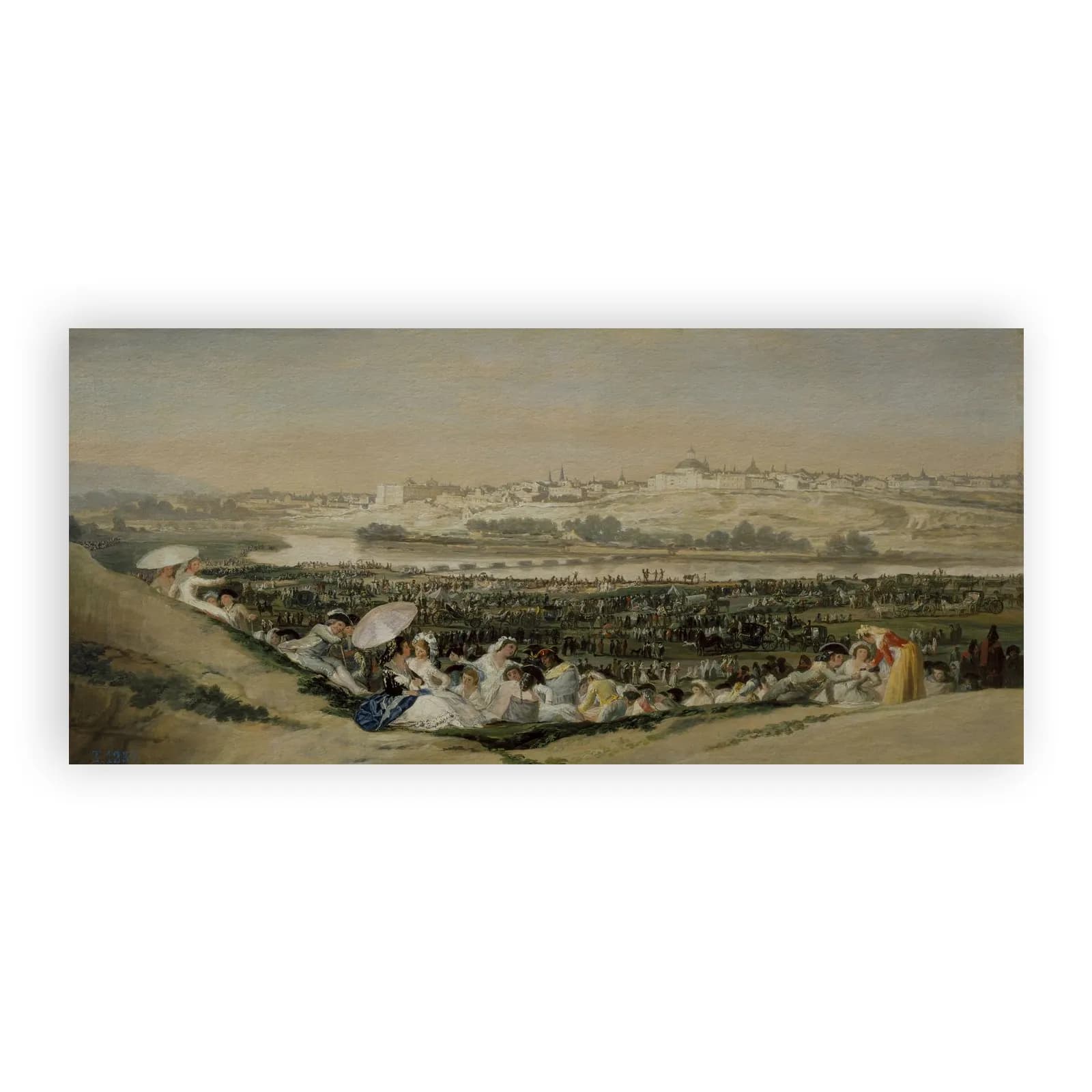 The Meadow of San Isidro by Francisco Goya - view 6 thumbnail