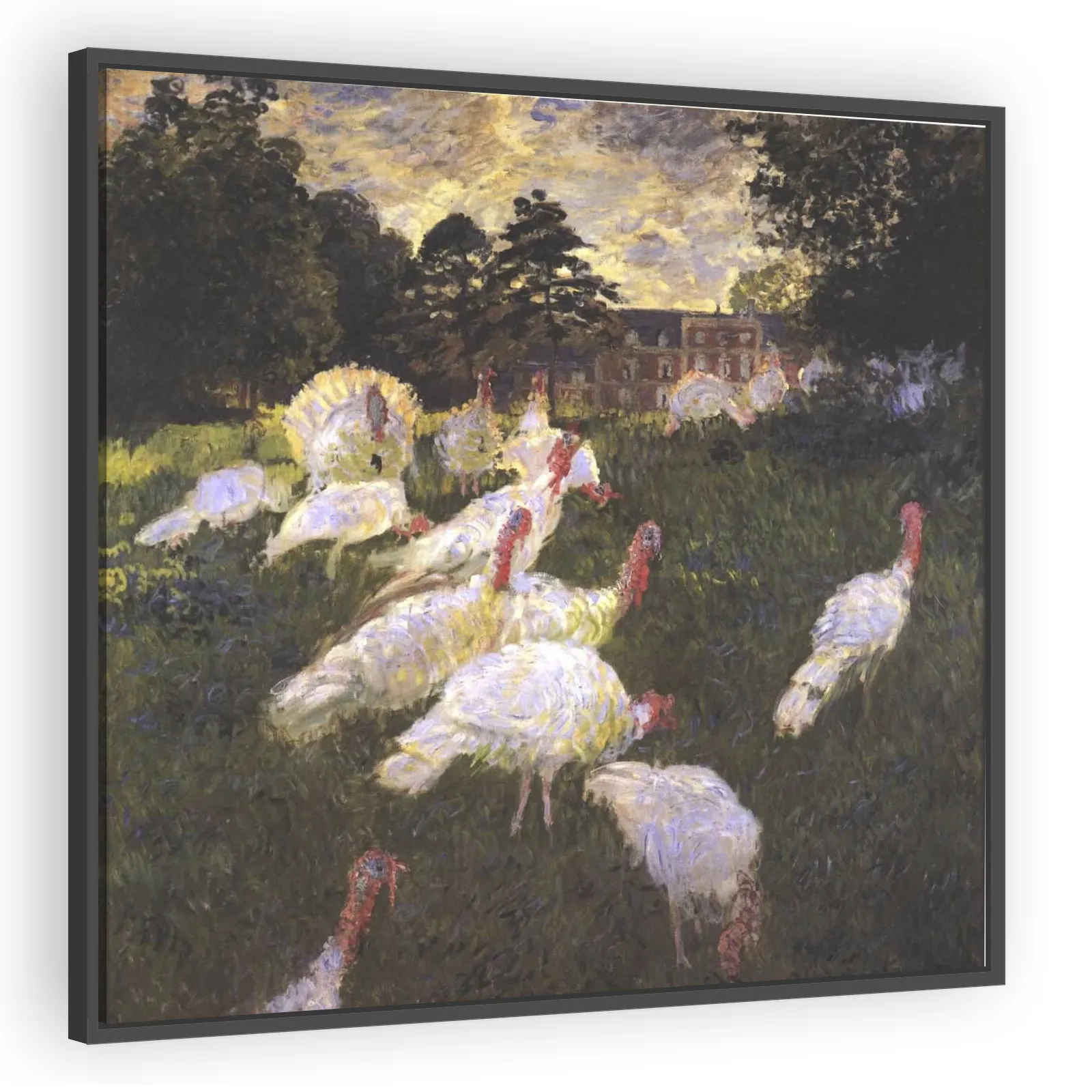 The Turkeys by Claude Monet