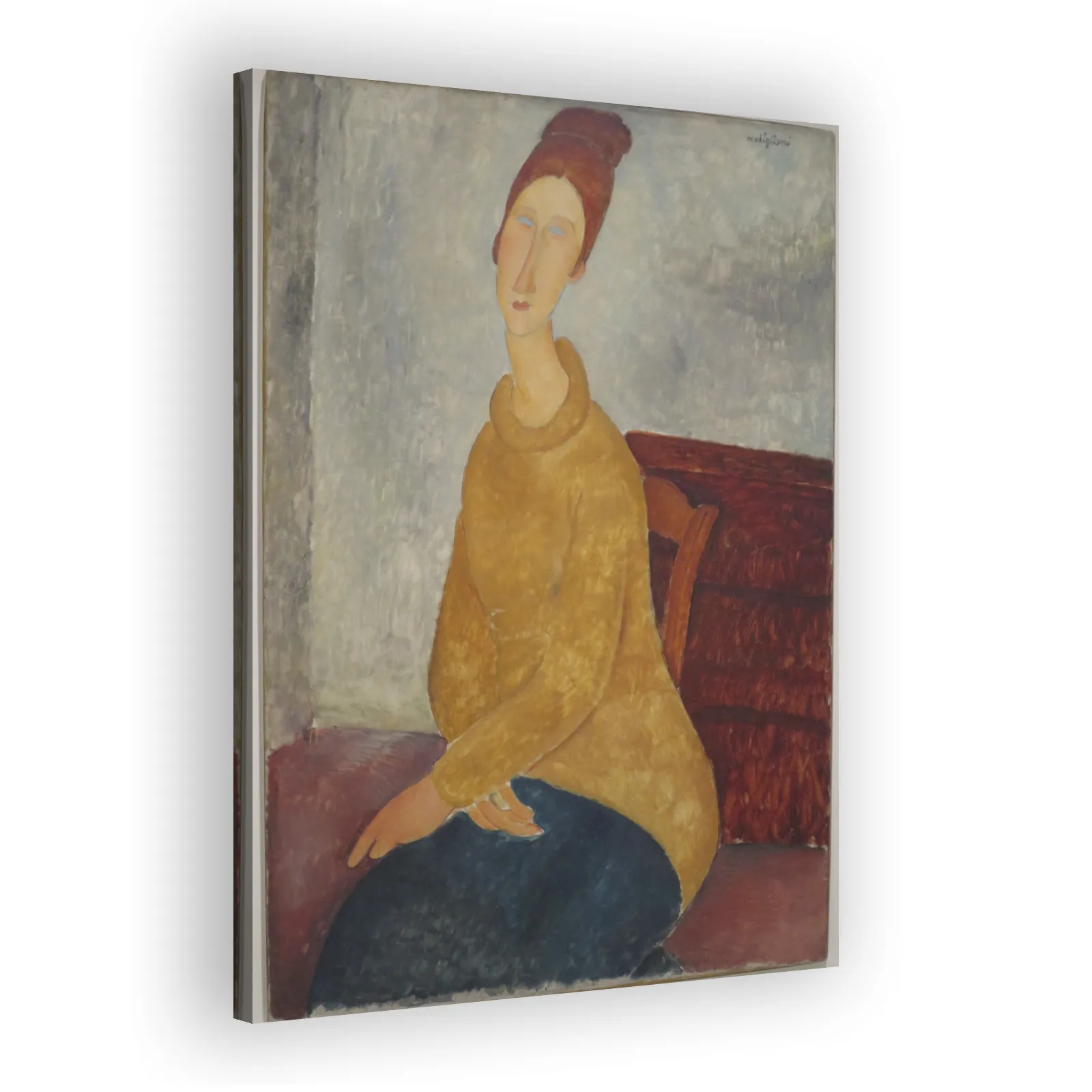 Jeanne Hébuterne in Yellow Sweater by Amedeo Modigliani - view 2 thumbnail