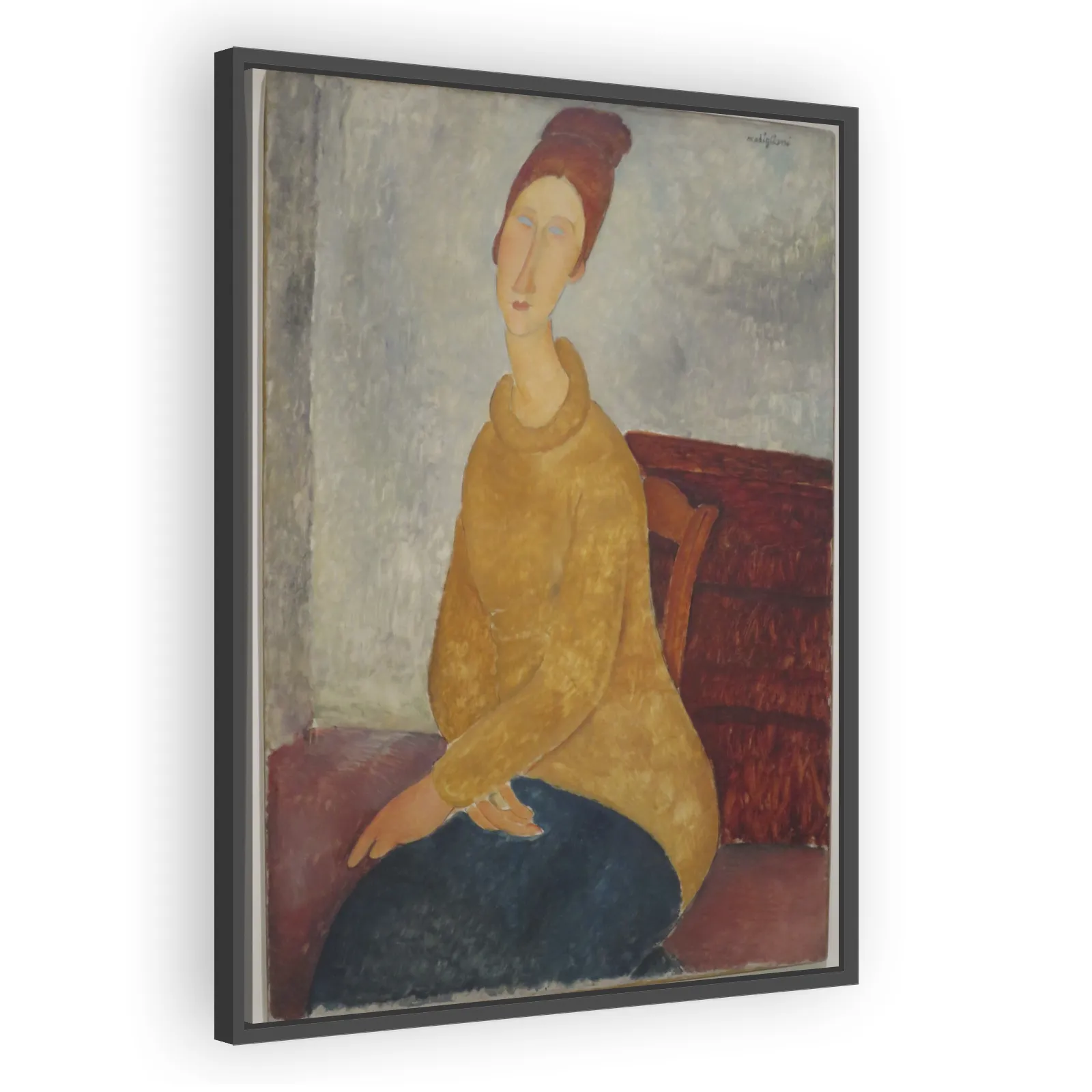 Jeanne Hébuterne in Yellow Sweater by Amedeo Modigliani