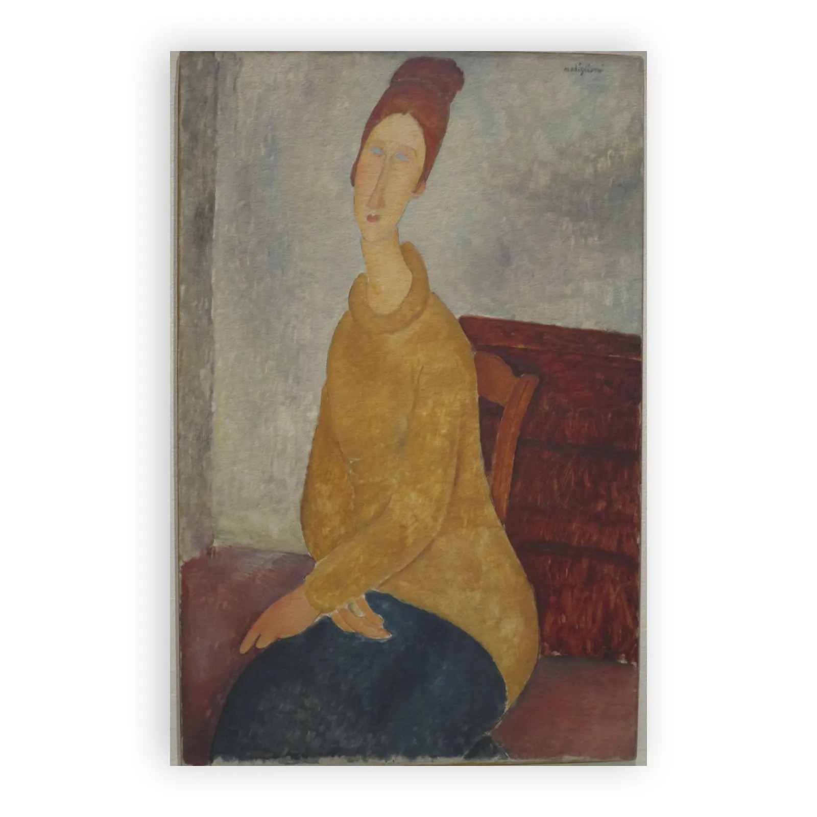 Jeanne Hébuterne in Yellow Sweater by Amedeo Modigliani - view 6 thumbnail