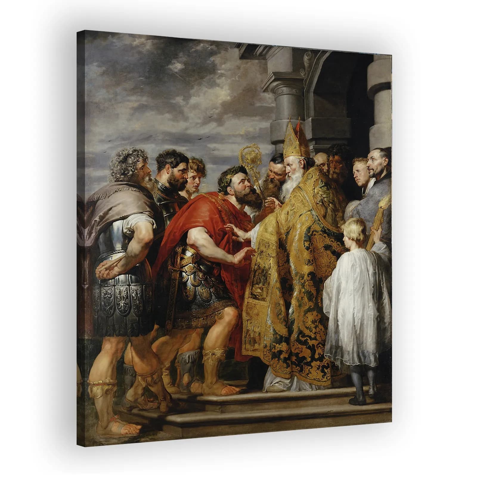 Theodosius and Saint Ambrose by Peter Paul Rubens - view 2 thumbnail