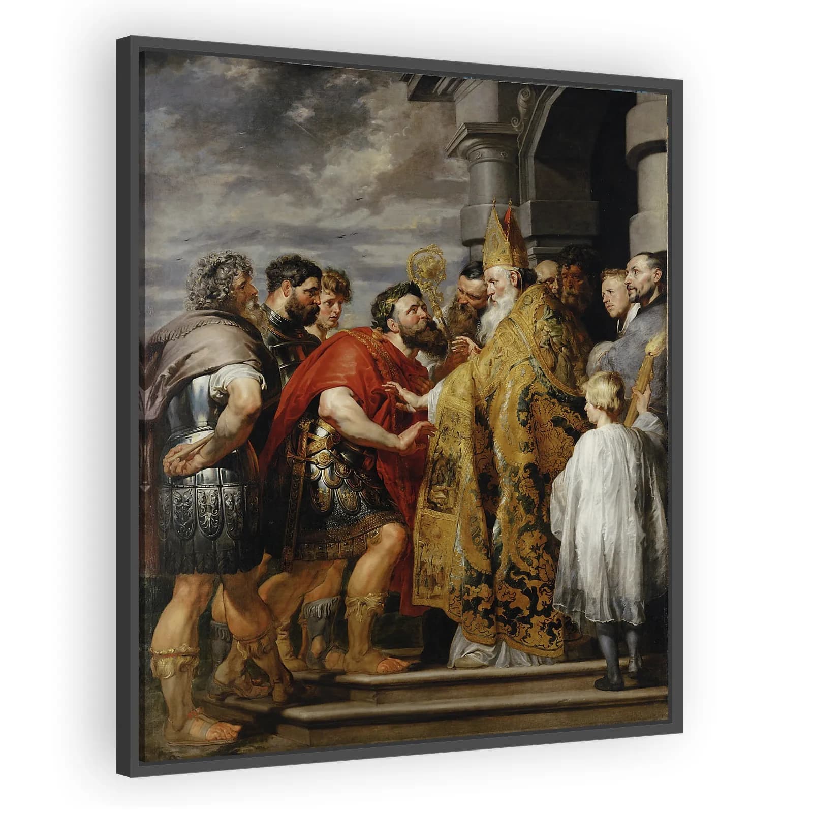 Theodosius and Saint Ambrose by Peter Paul Rubens